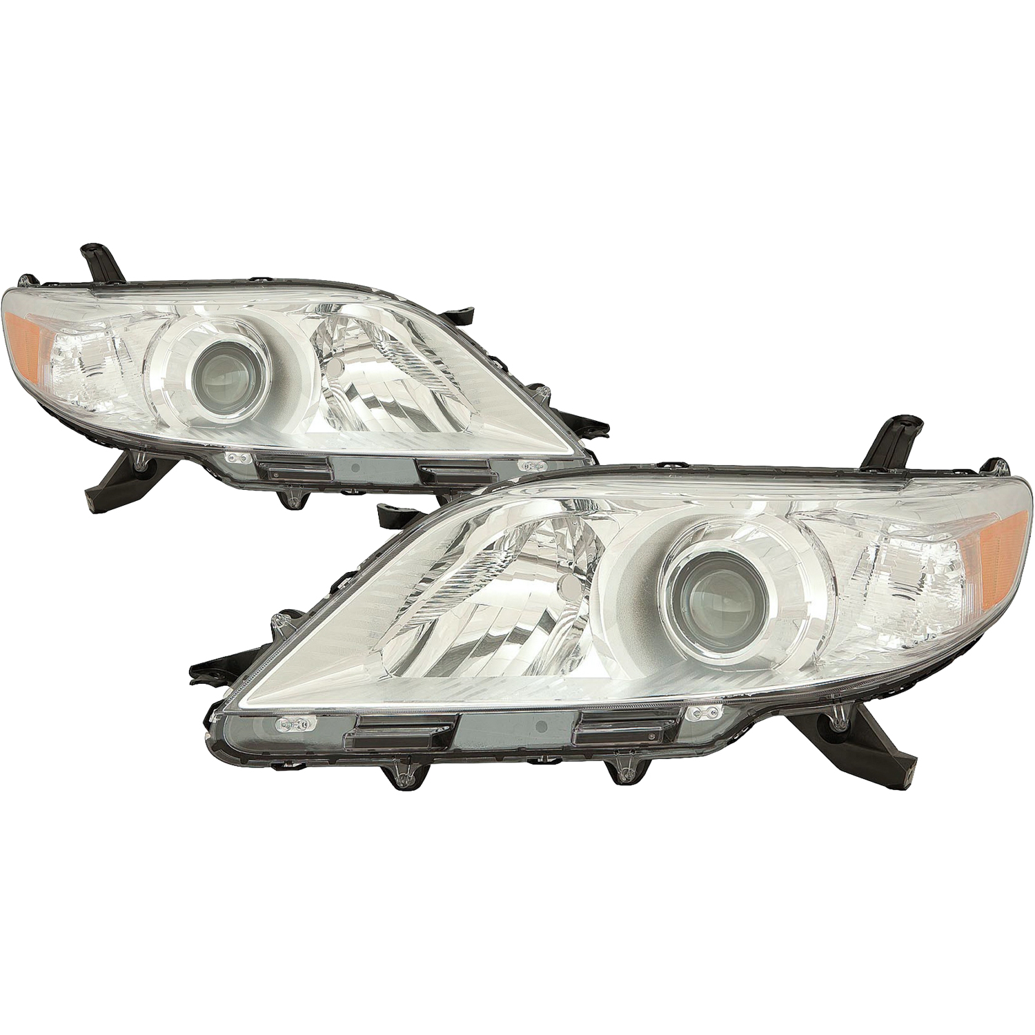 Headlight Set For 11-14 Toyota Sienna; CAPA Certified