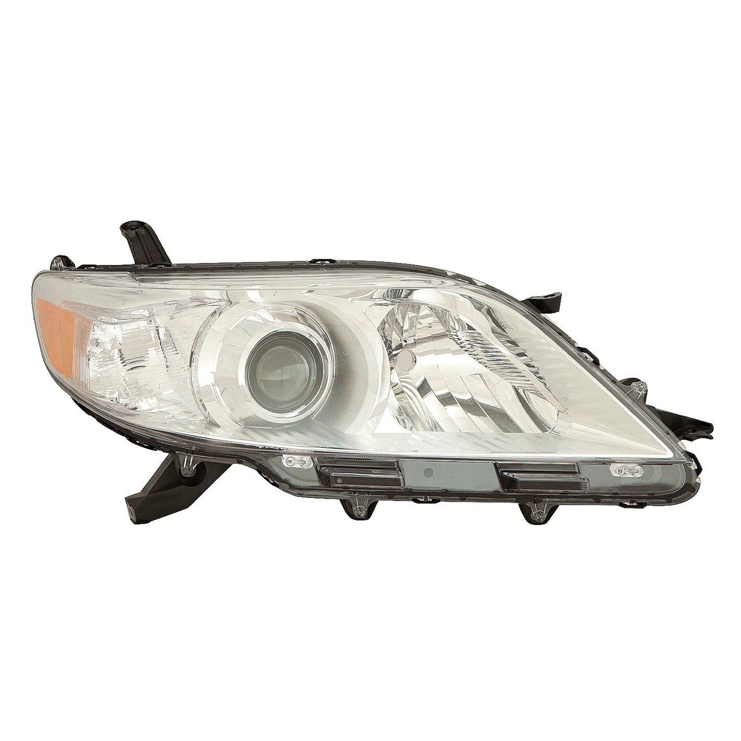 Right Passenger Side Headlight For 11-14 Toyota Sienna; CAPA Certified
