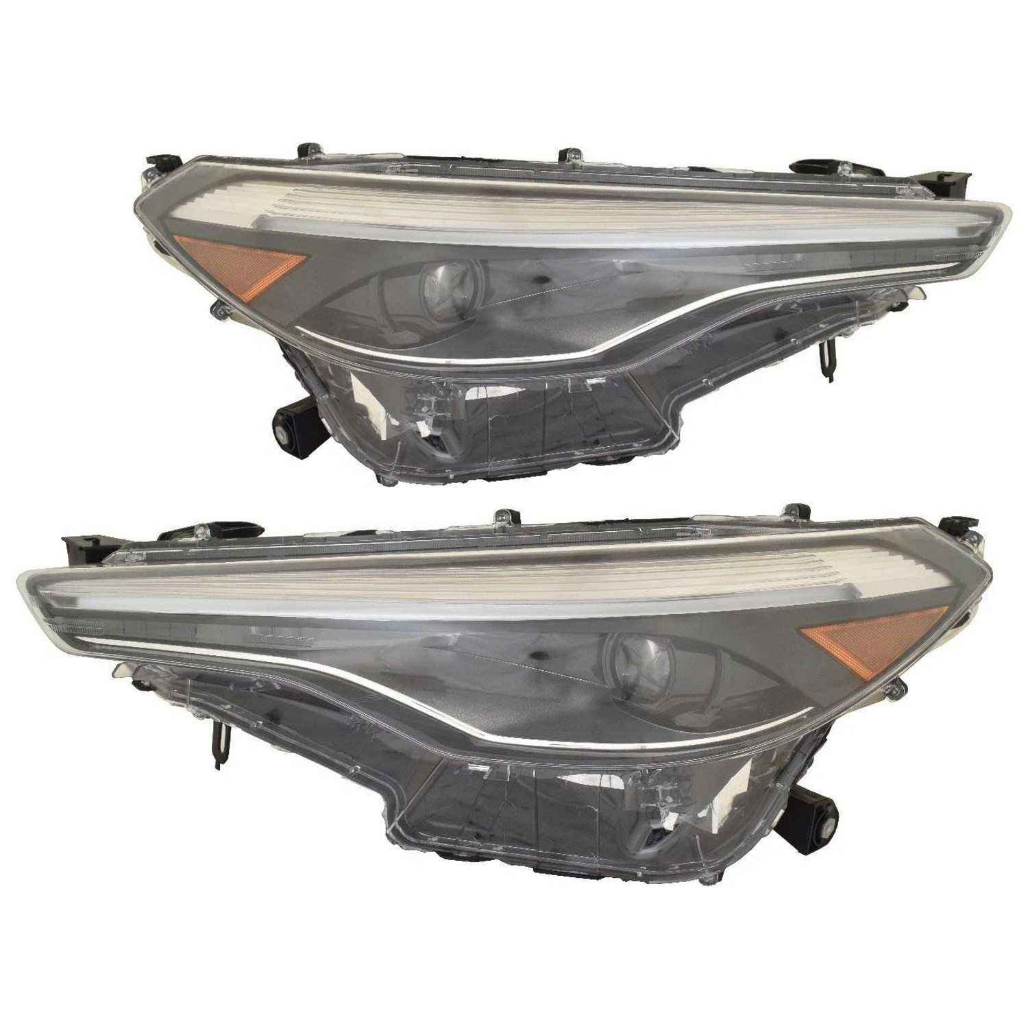 Headlight Set For 22-25 Toyota Corolla Cross; CAPA Certified