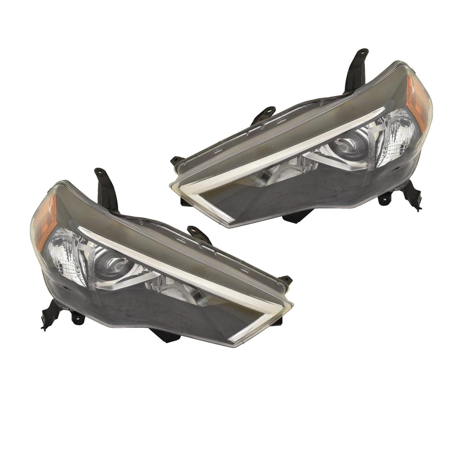 Headlight Set For 21-24 Toyota 4Runner; CAPA Certified
