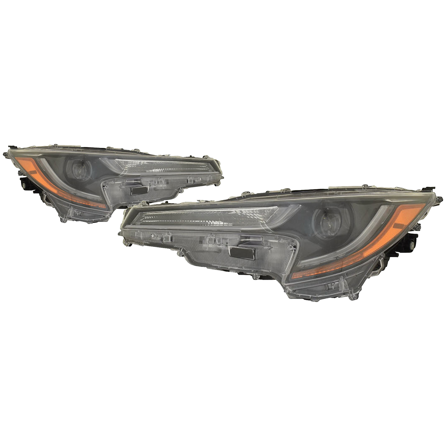 Headlight Set For 23-25 Toyota Corolla; CAPA Certified