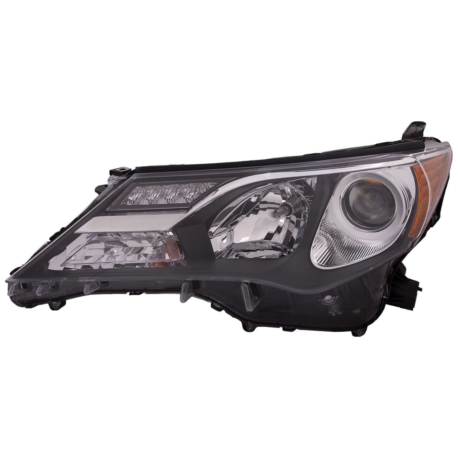 Left Driver Side Headlight For 13-15 Toyota RAV4; CAPA Certified