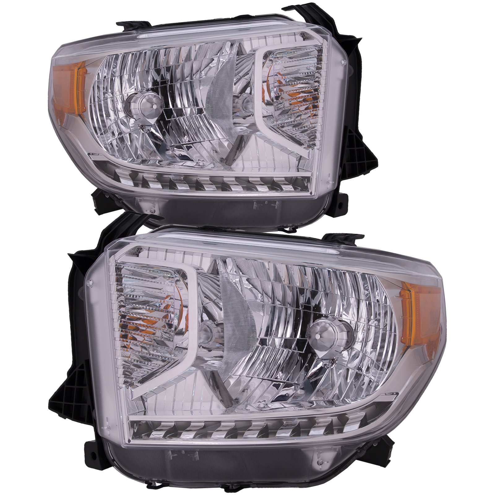 Headlight Set For 14-17 Toyota Tundra; CAPA Certified