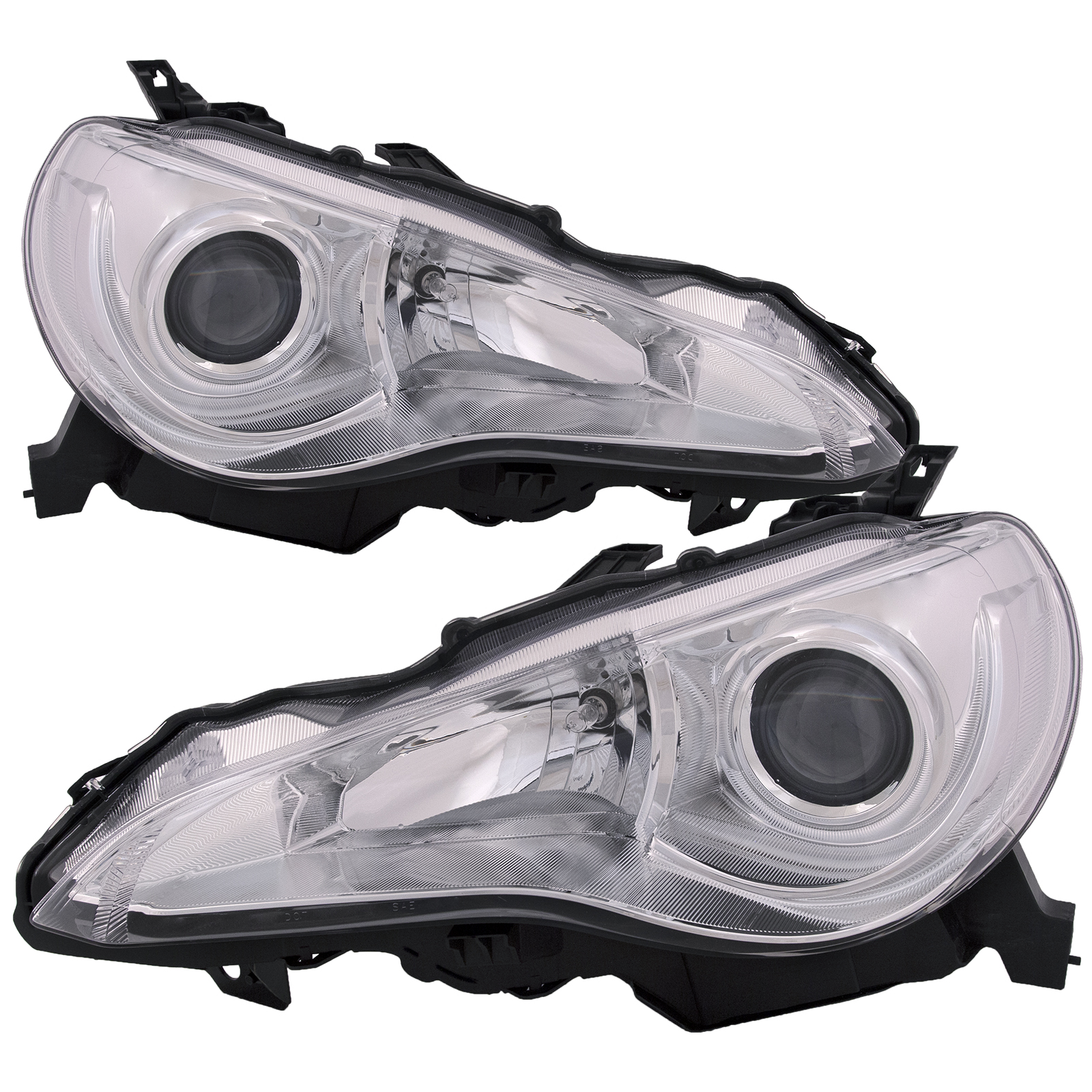 Headlight Set For 13-16 Scion FR-S; CAPA Certified