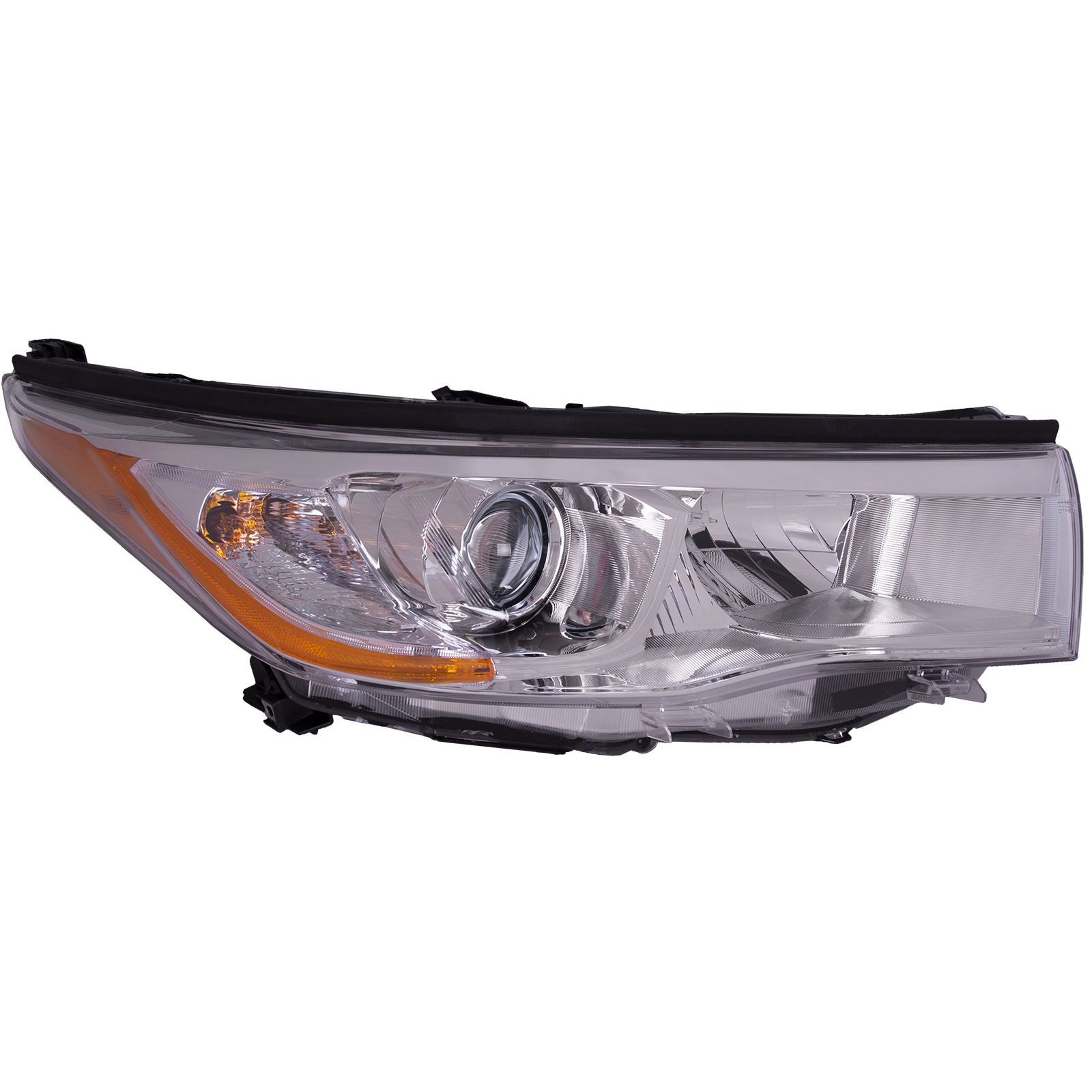 Right Passenger Side Headlight For 14-16 Toyota Highlander; CAPA Certified