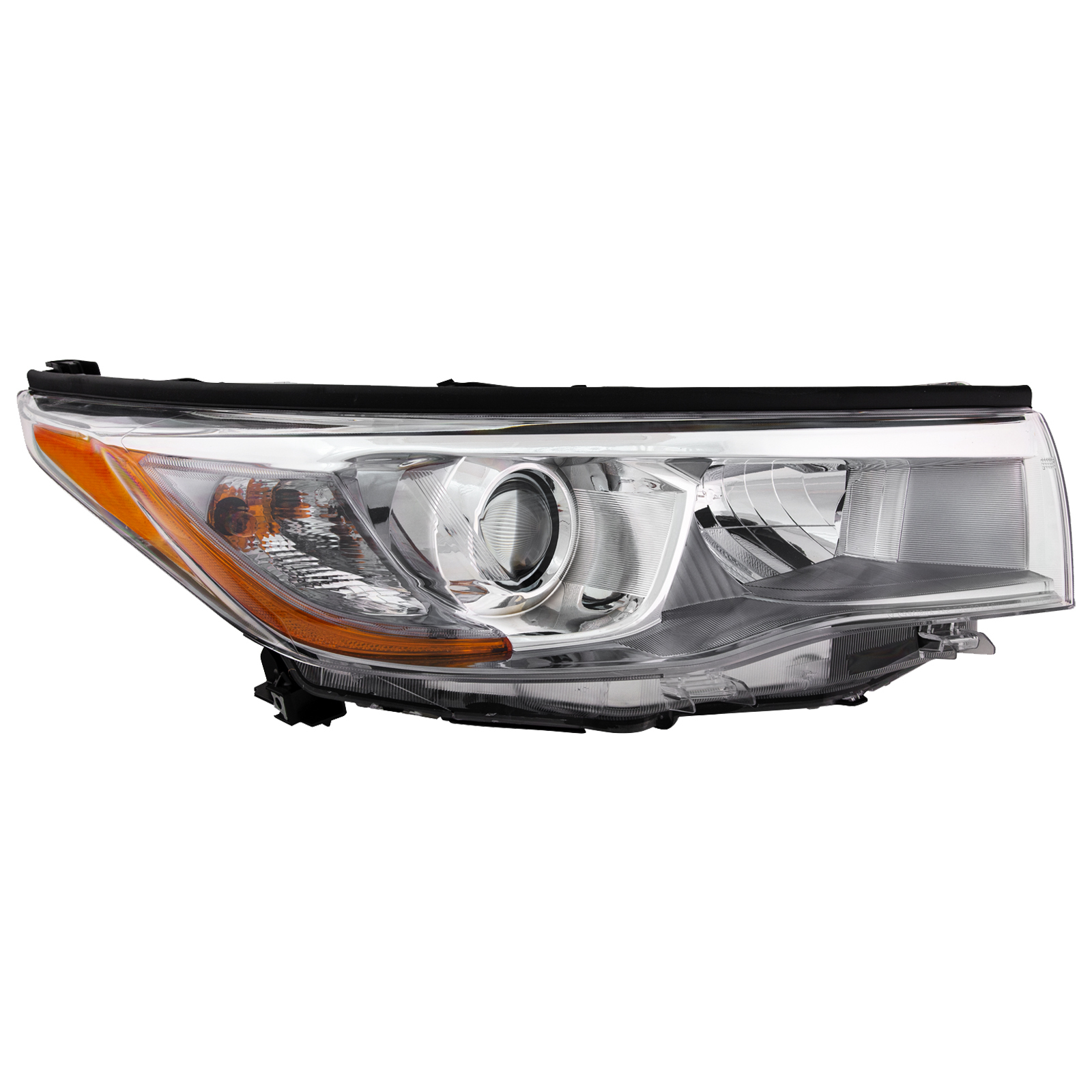 Right Passenger Side Headlight For 14-16 Toyota Highlander; CAPA Certified