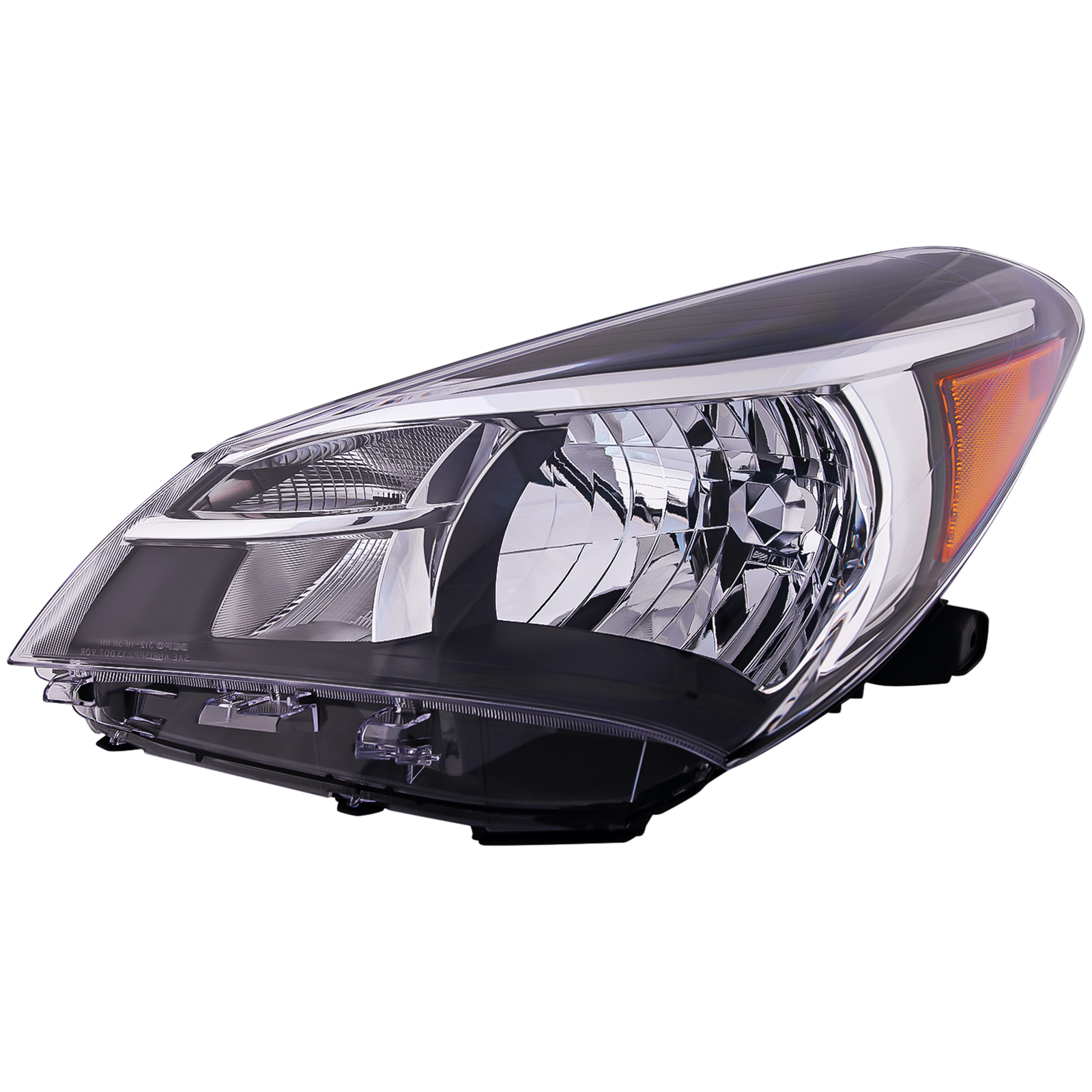 Left Driver Side Headlight For 15-17 Toyota Yaris; CAPA Certified