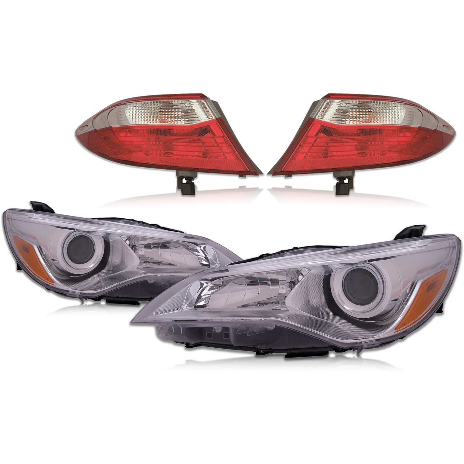 Headlight Set For 15-17 Toyota Camry; CAPA Certified