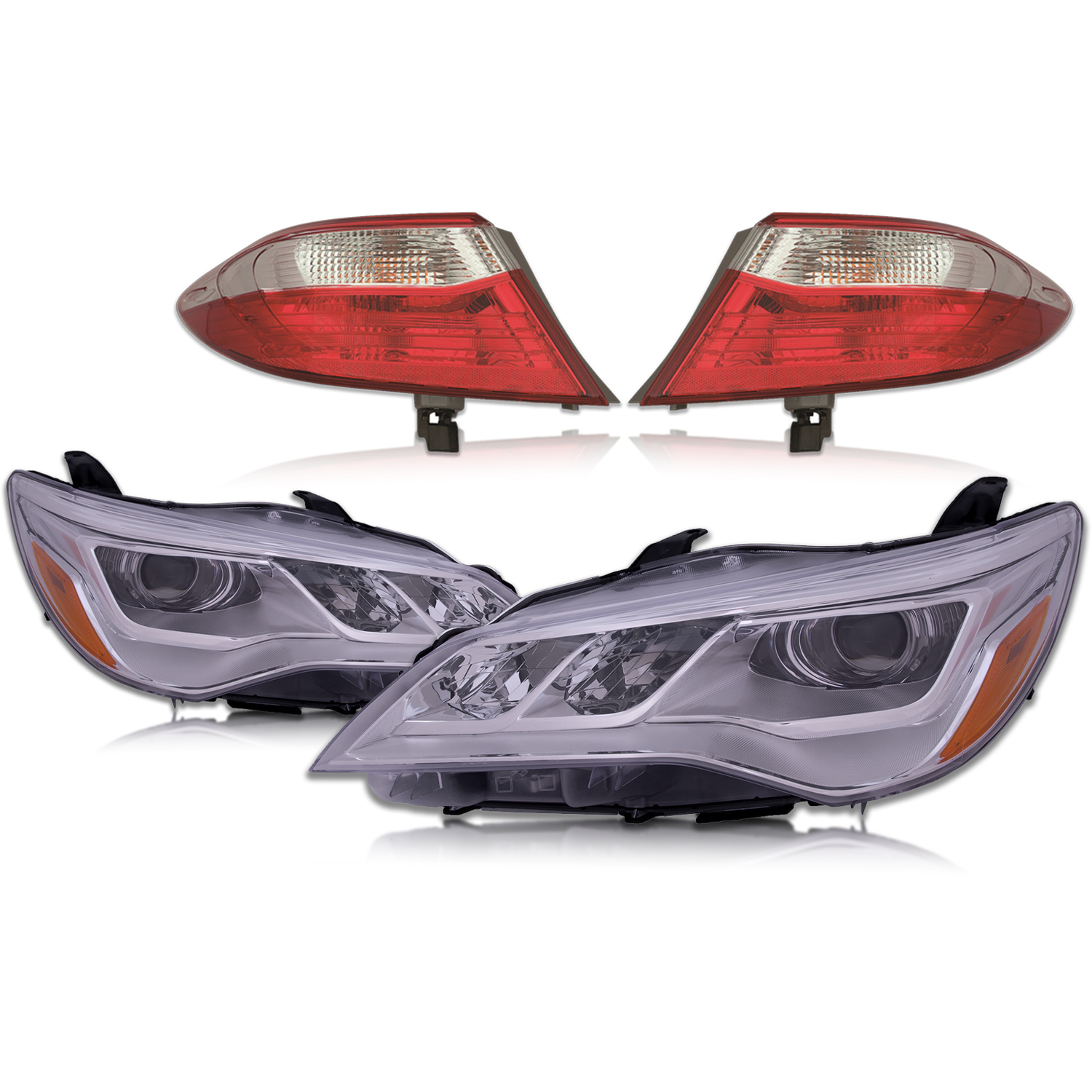 Headlight Set For 15-17 Toyota Camry; CAPA Certified