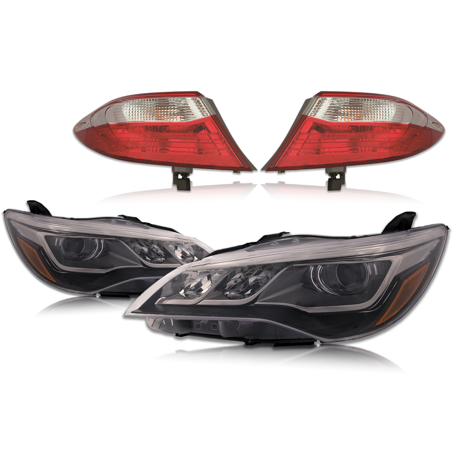 Headlight Set For 15-17 Toyota Camry; CAPA Certified