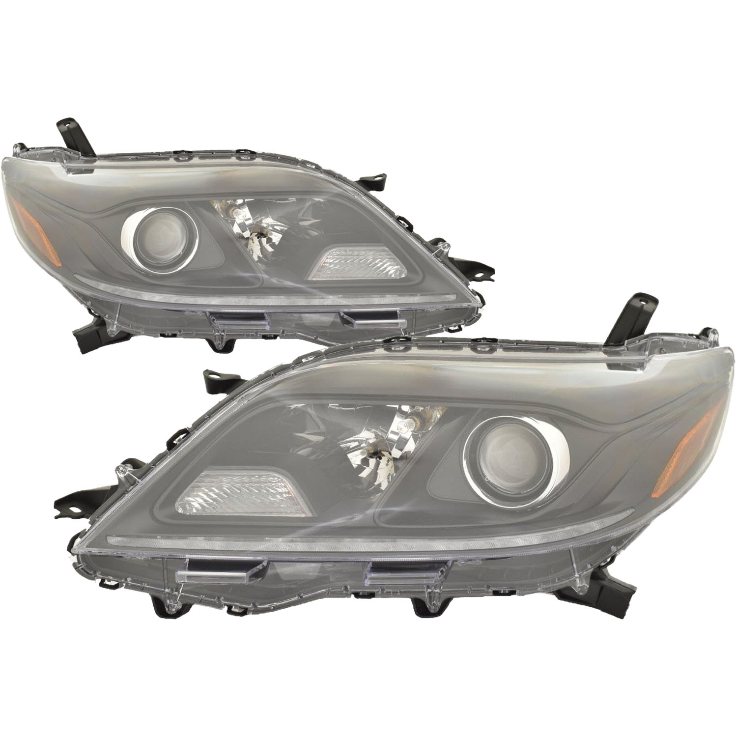 Headlight Set For 20 Toyota Sienna; CAPA Certified