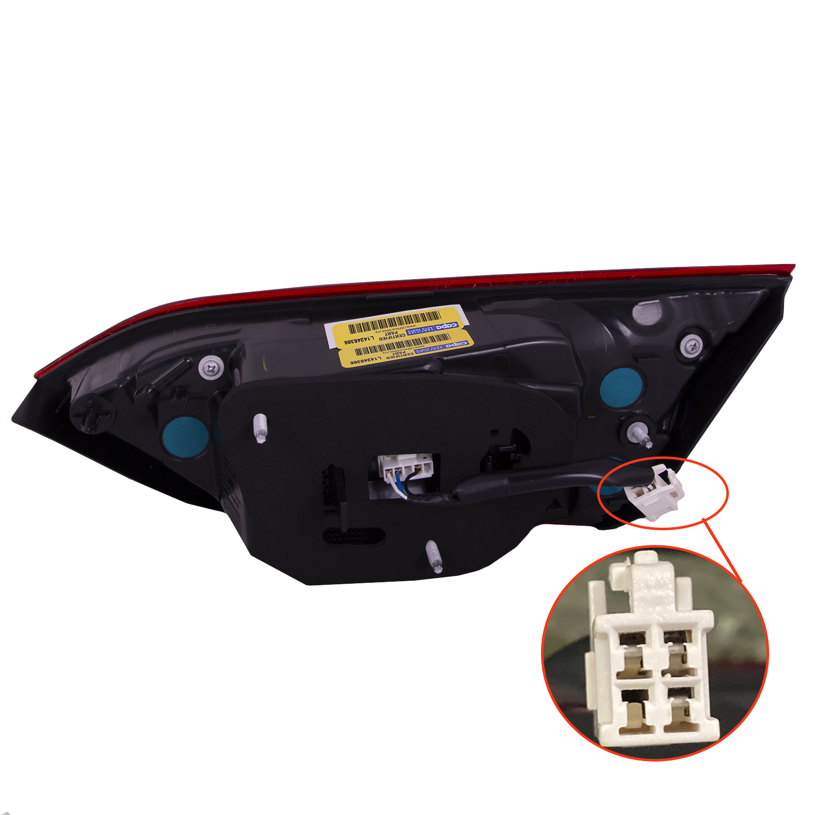 Left Driver Side Back Up Light For 18-19 Toyota Camry; CAPA Certified