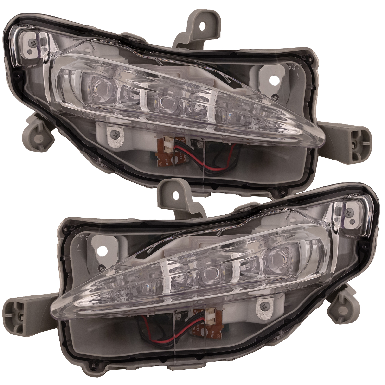 Daytime Running Light Set For 17-19 Toyota Corolla; CAPA Certified