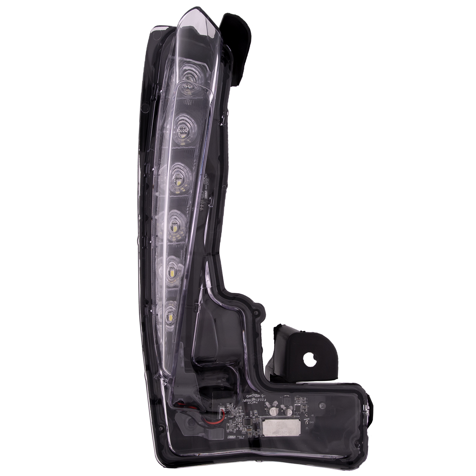 Right Passenger Side Reflector For 17-19 Toyota Corolla; CAPA Certified