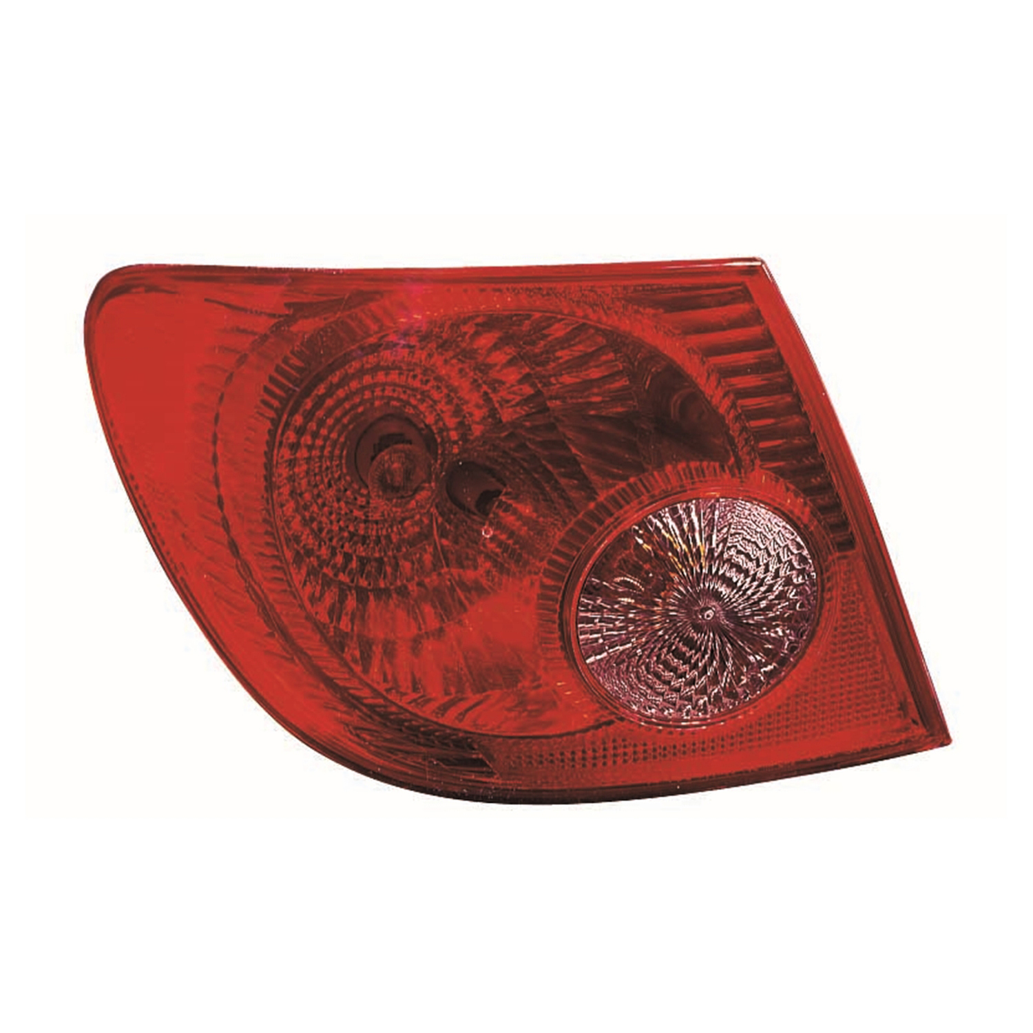 Left Driver Side Tail Light For 05-08 Toyota Corolla; CAPA Certified