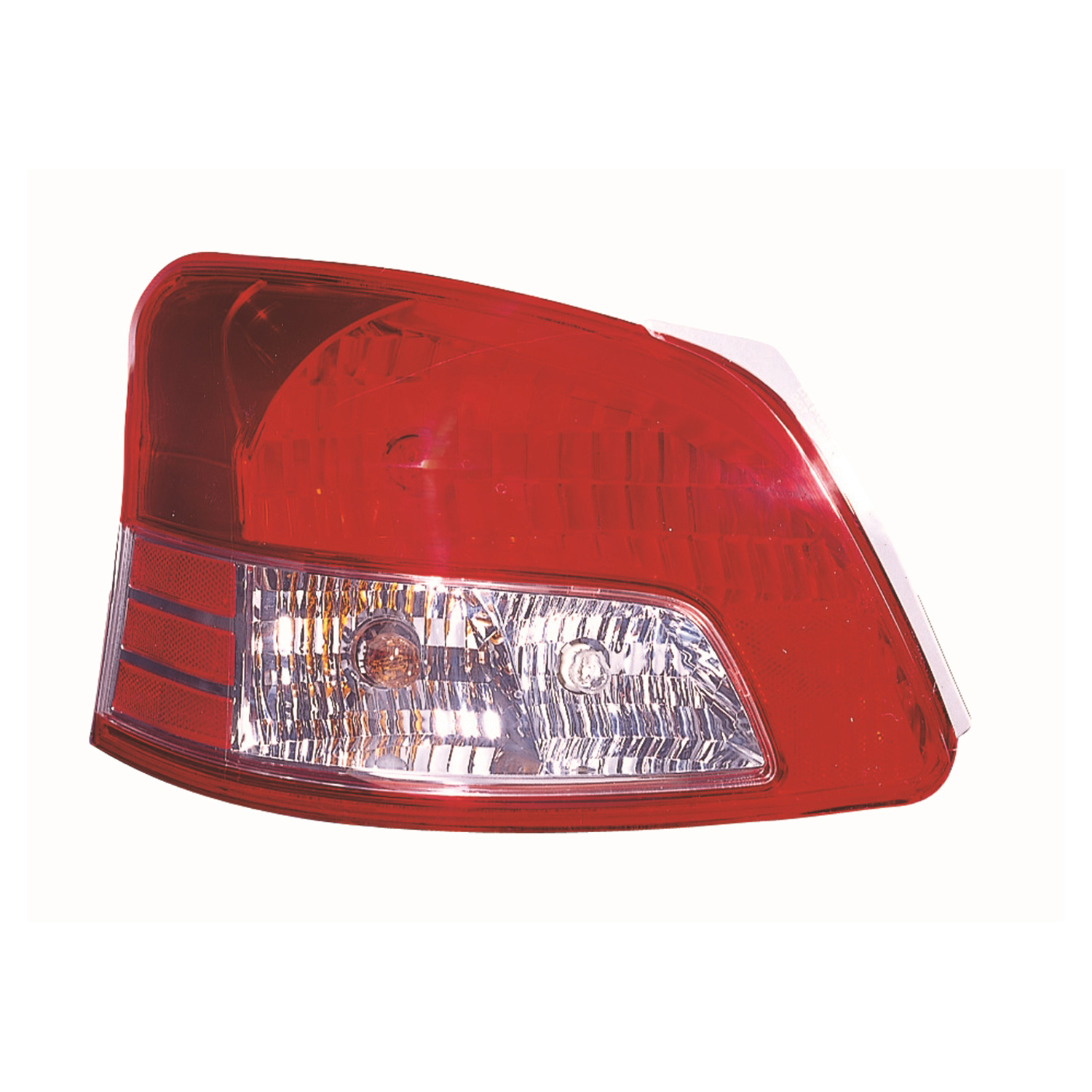Left Driver Side Tail Light For 07-12 Toyota Yaris; CAPA Certified