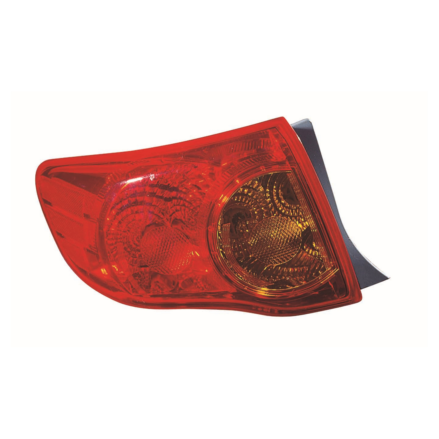 Left Driver Side Tail Light For 09-10 Toyota Corolla; CAPA Certified