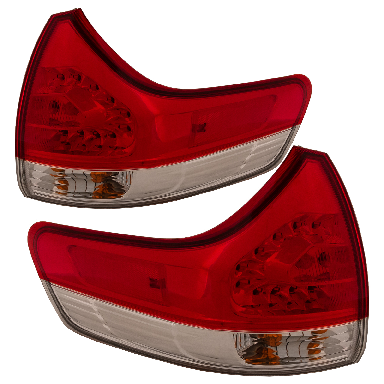 Tail Light Set For 11-14 Toyota Sienna; CAPA Certified