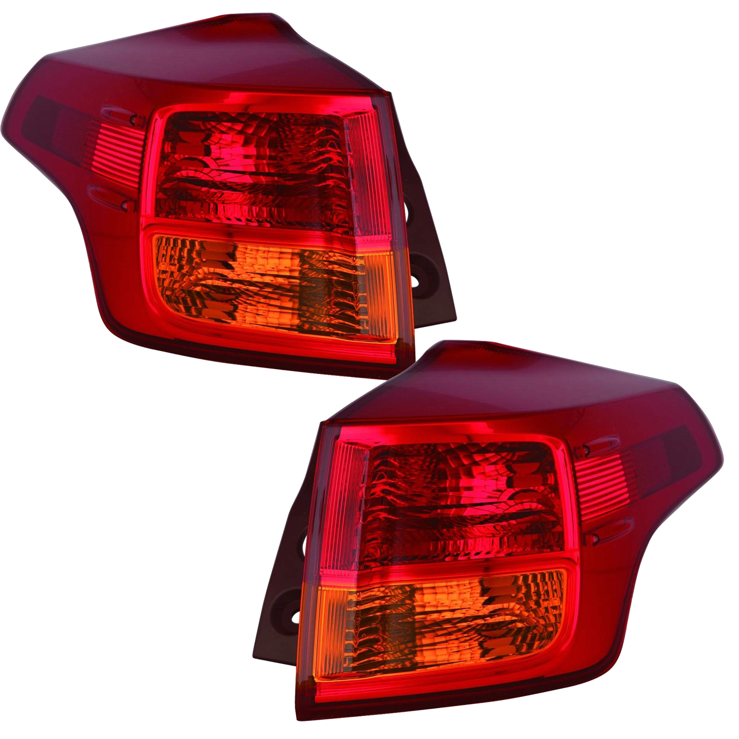 Tail Light Set For 13-15 Toyota RAV4; CAPA Certified