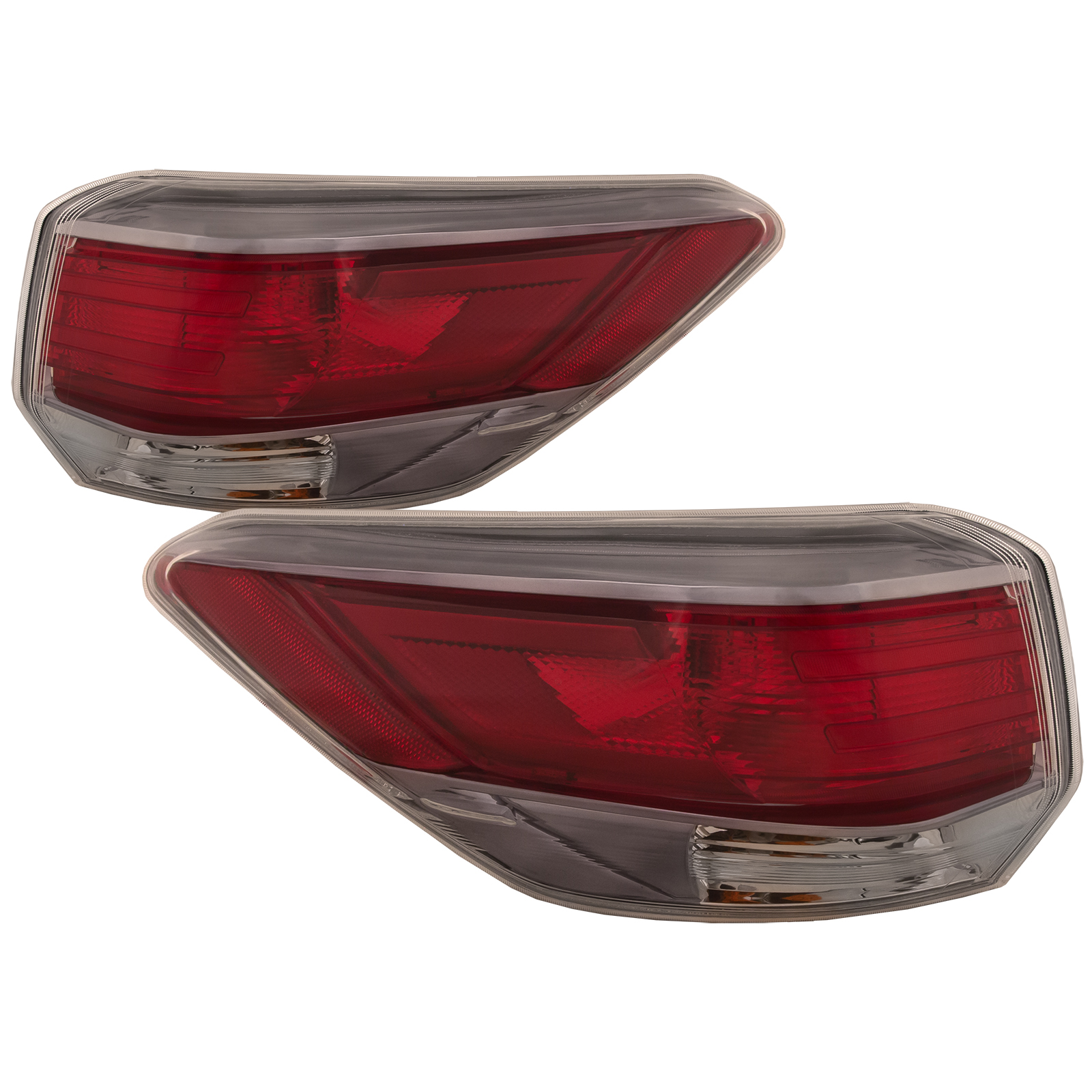 Tail Light Set For 14-16 Toyota Highlander; CAPA Certified