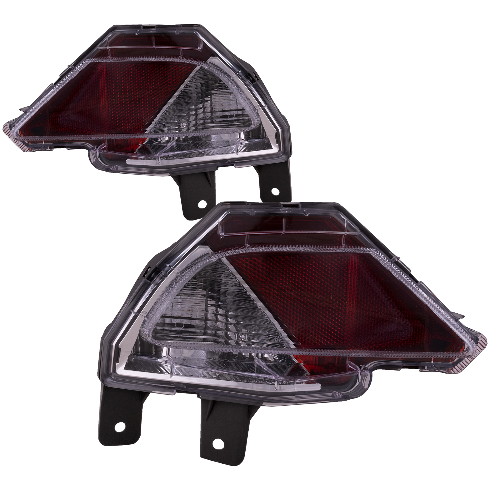 Back Up Light Set For 16-18 Toyota RAV4; CAPA Certified