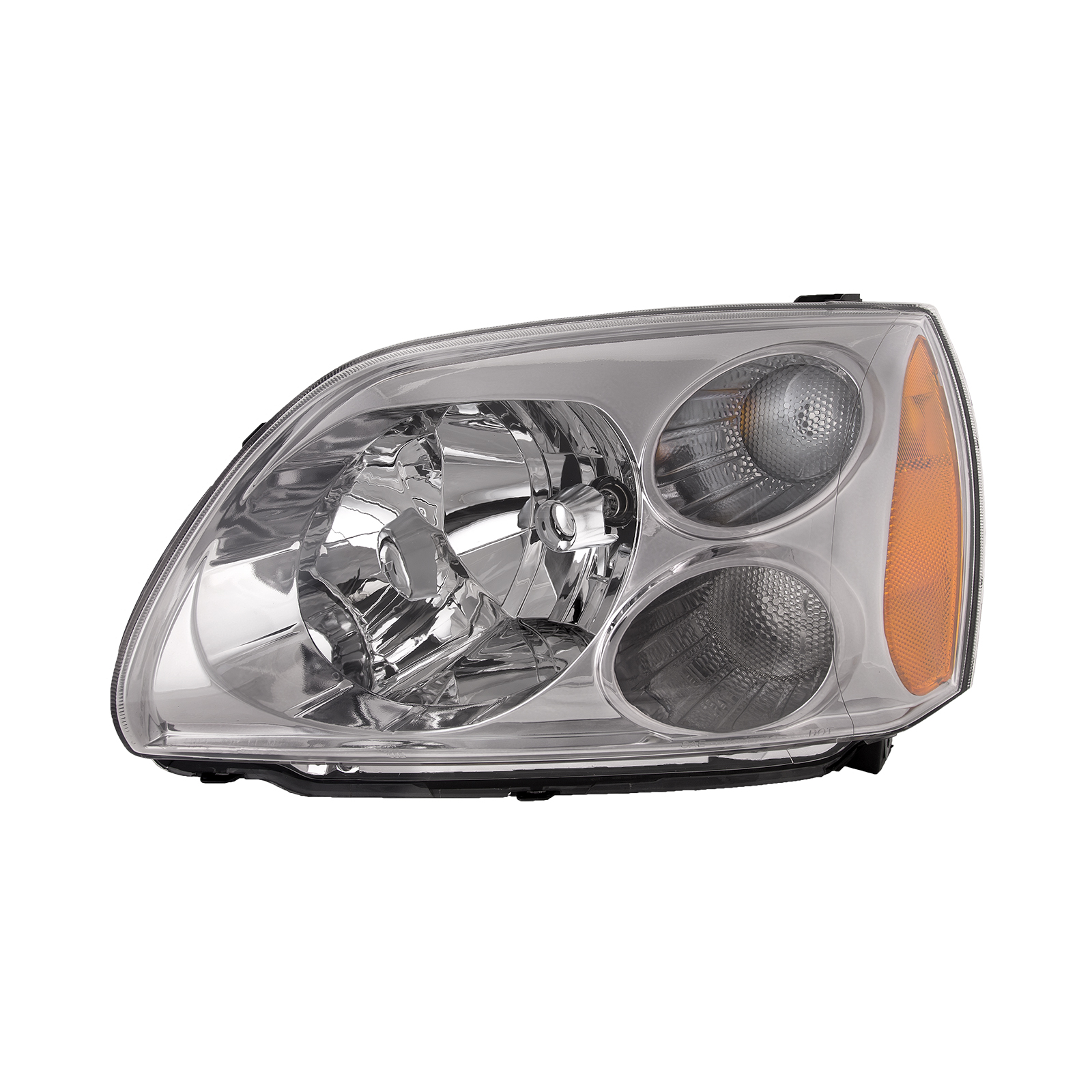 Left Driver Side Headlight For 05-07 Mitsubishi Galant; CAPA Certified