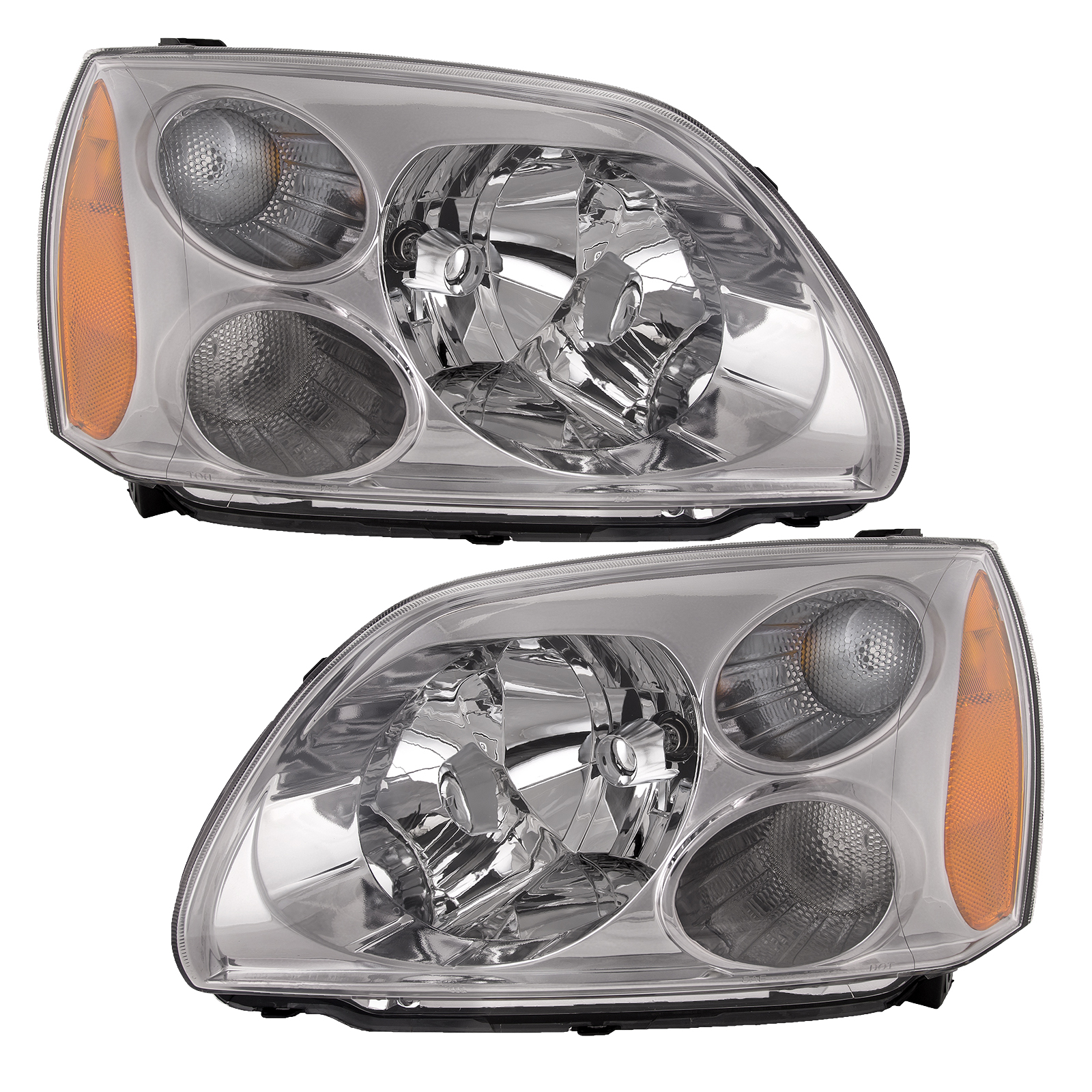 Headlight Set For 05-07 Mitsubishi Galant; CAPA Certified