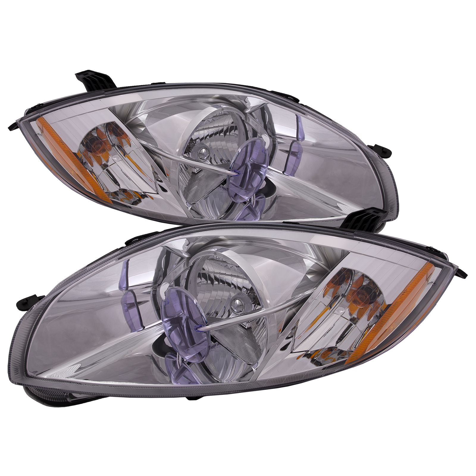 Headlight Set For 07-12 Mitsubishi Eclipse