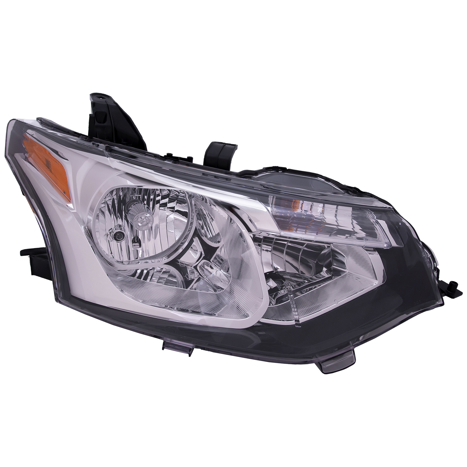 Right Passenger Side Headlight For 14-15 Mitsubishi Outlander; CAPA Certified