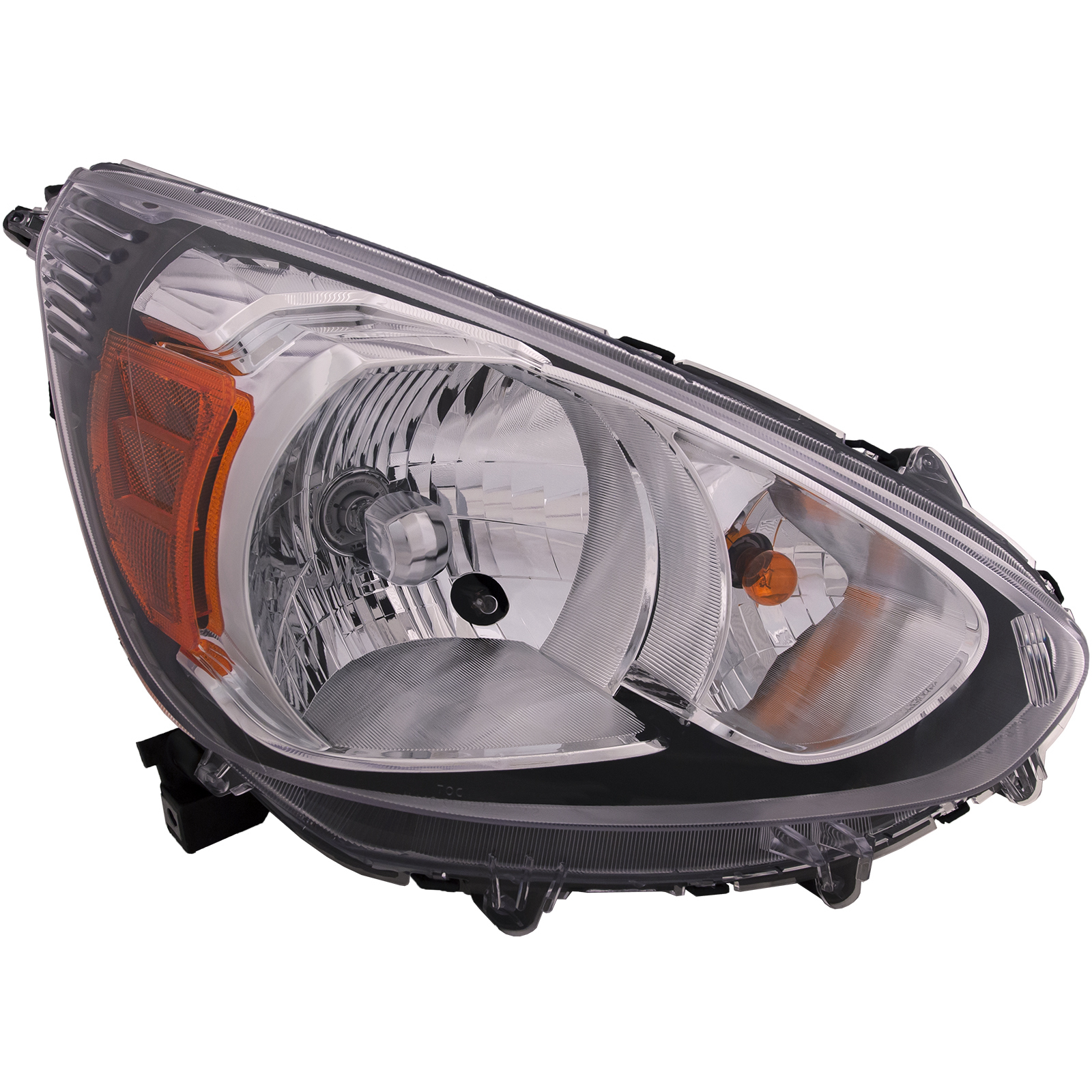 Right Passenger Side Headlight For 14-20 Mitsubishi Mirage; CAPA Certified
