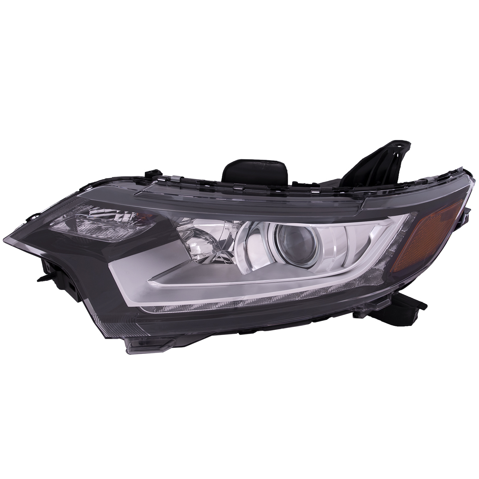 Left Driver Side Headlight For 16-20 Mitsubishi Outlander; CAPA Certified