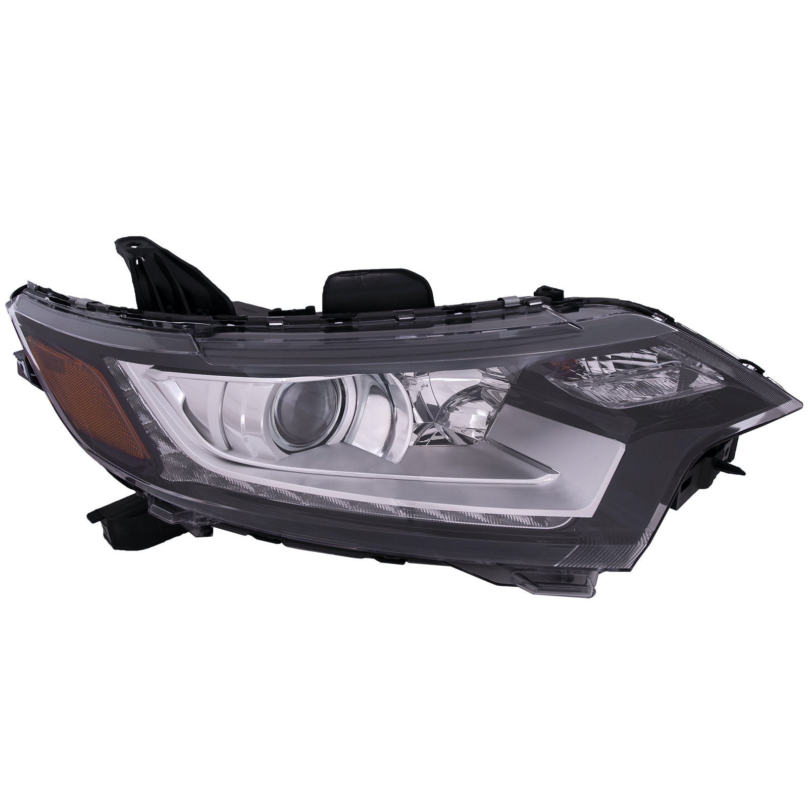 Right Passenger Side Headlight For 16-20 Mitsubishi Outlander; CAPA Certified