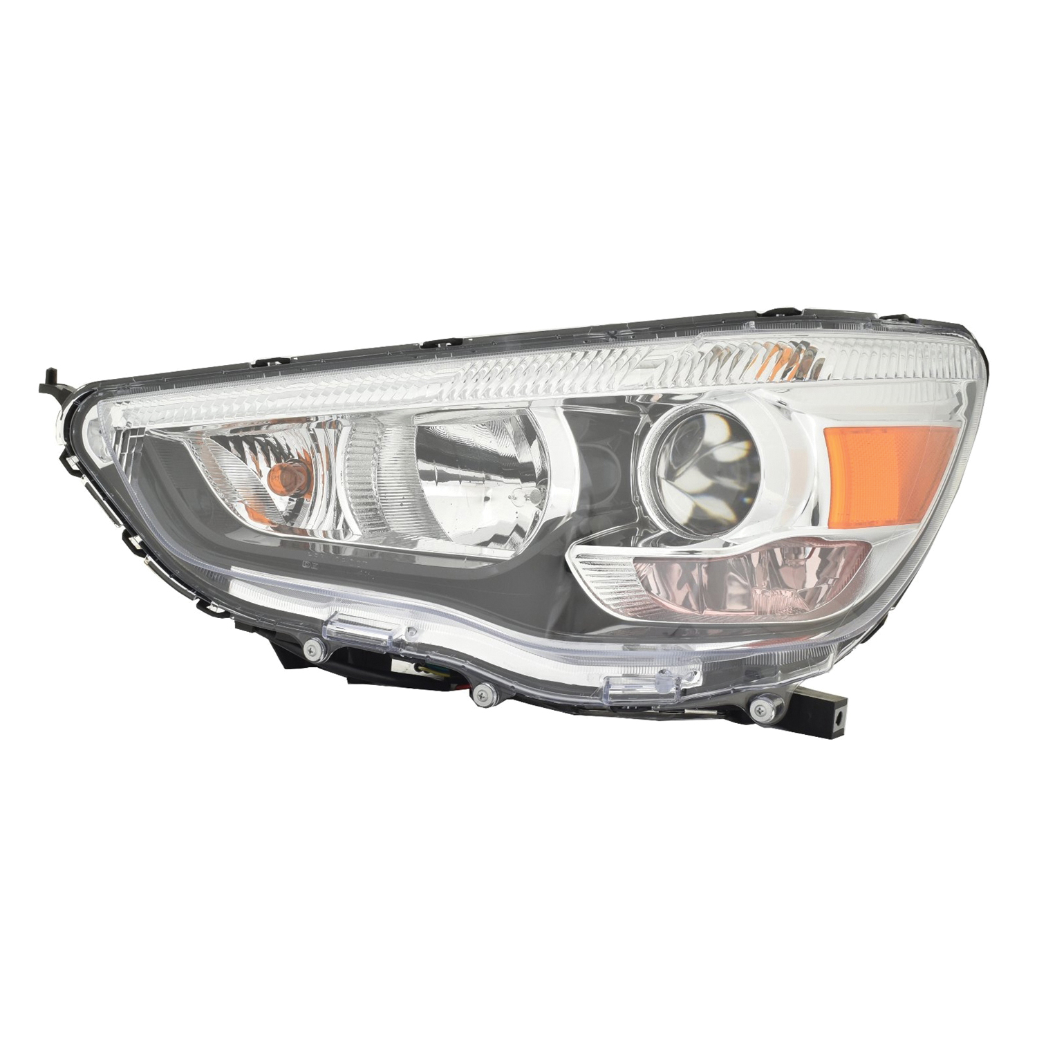 Left Driver Side Headlight For 11-19 Mitsubishi Outlander Sport; CAPA Certified