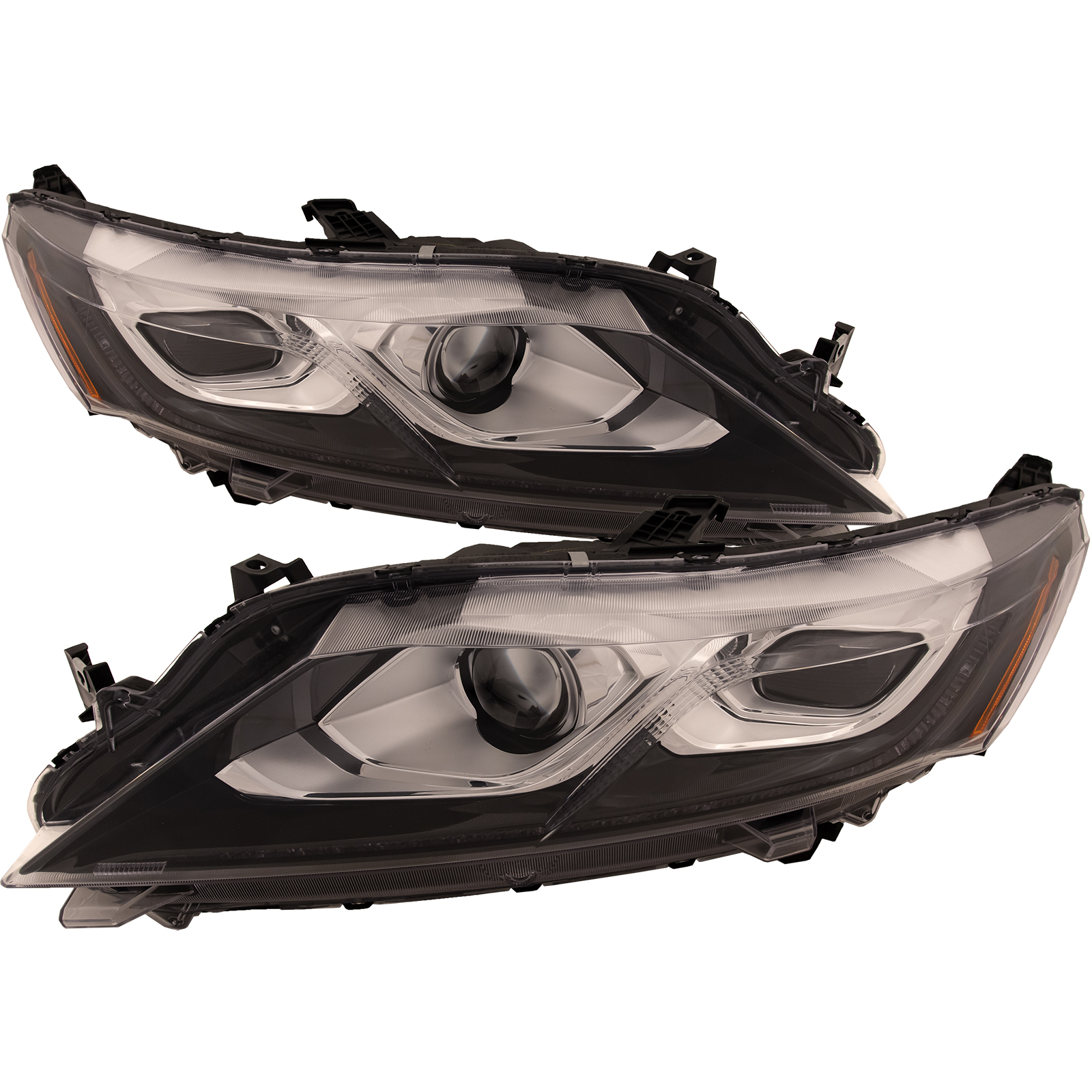 Headlight Set For 18-19 Mitsubishi Eclipse Cross; CAPA Certified