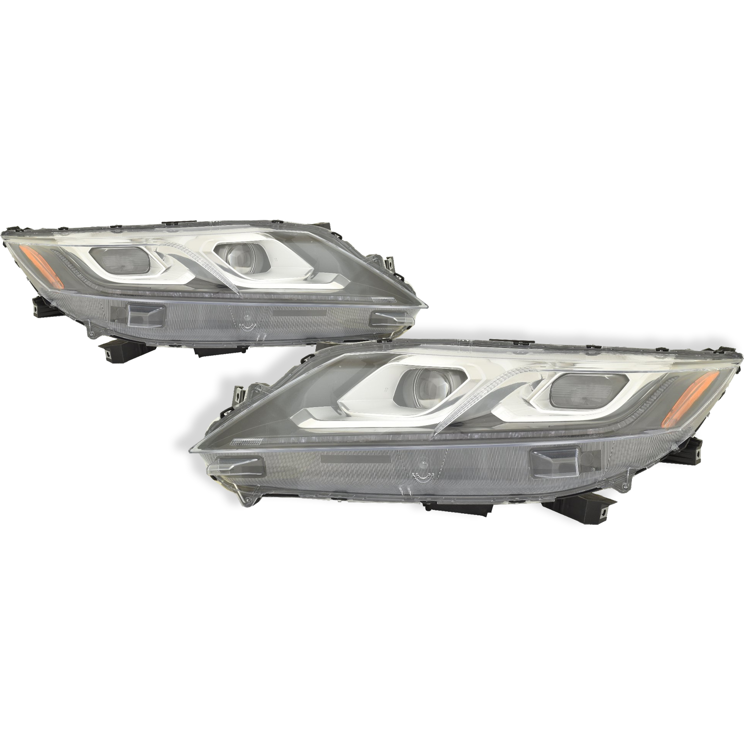 Headlight Set For 18-19 Mitsubishi Eclipse Cross; CAPA Certified