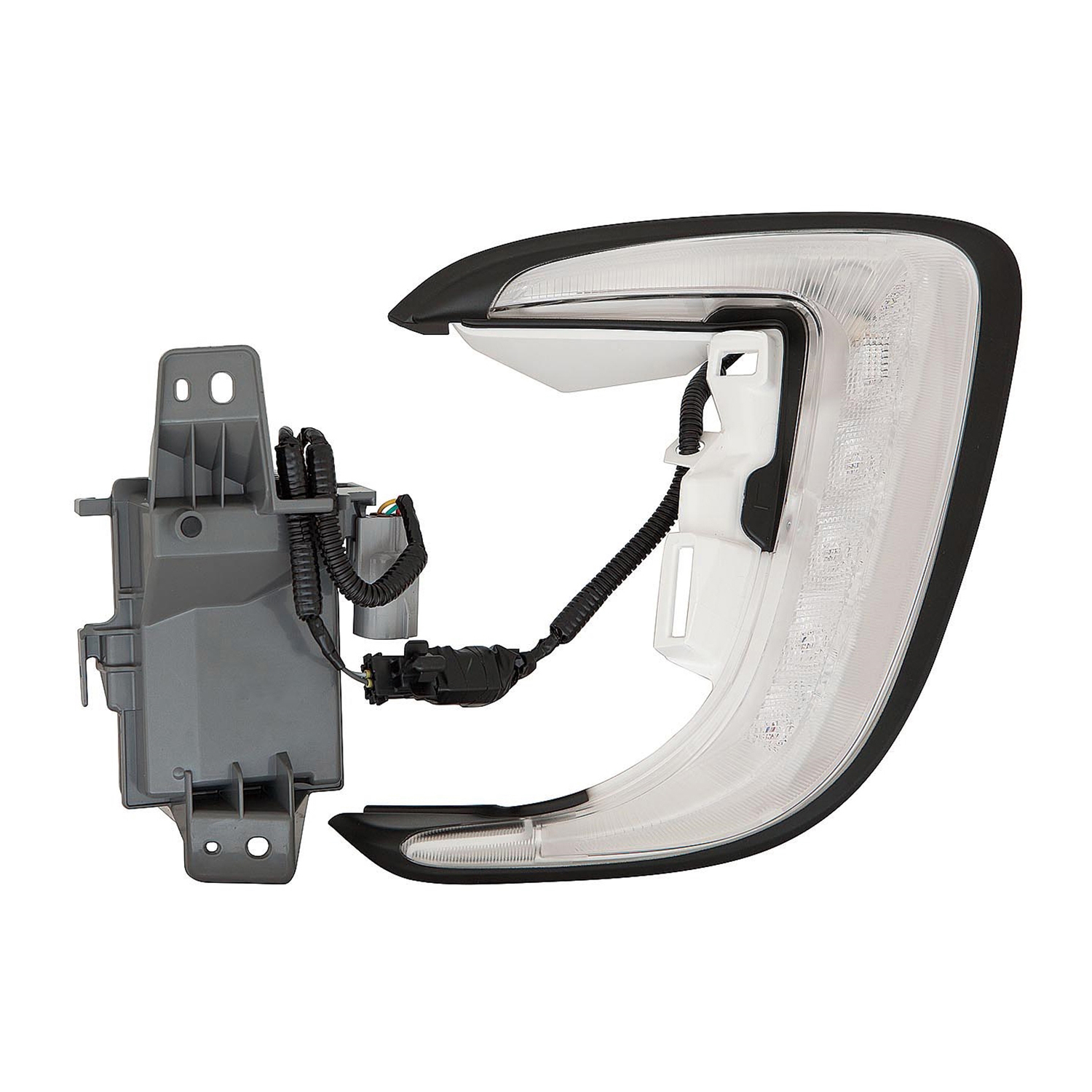 Left Driver Side Daytime Running Light For 16-17 Mitsubishi Lancer; CAPA Certified