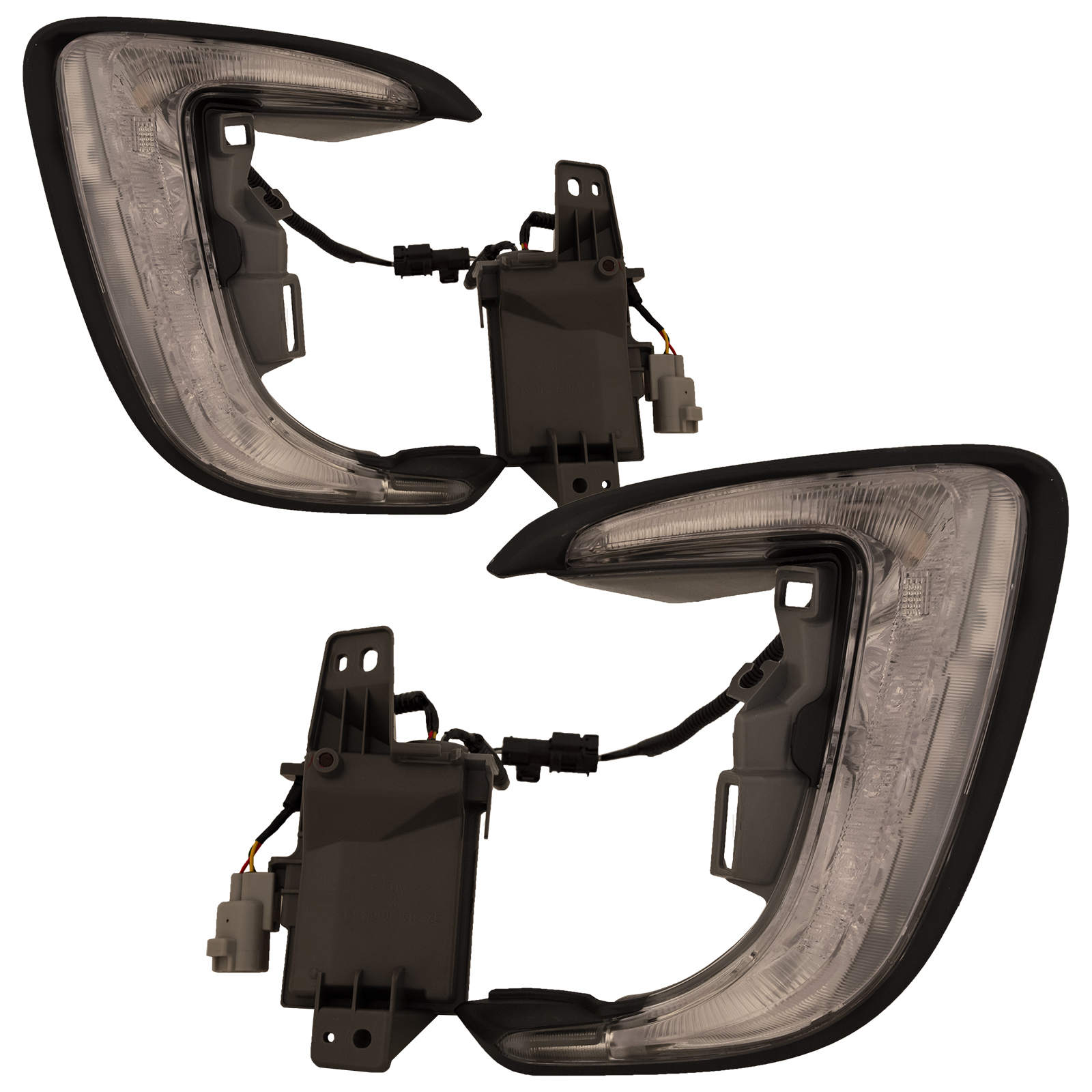 Daytime Running Light Set For 16 Mitsubishi Lancer; CAPA Certified