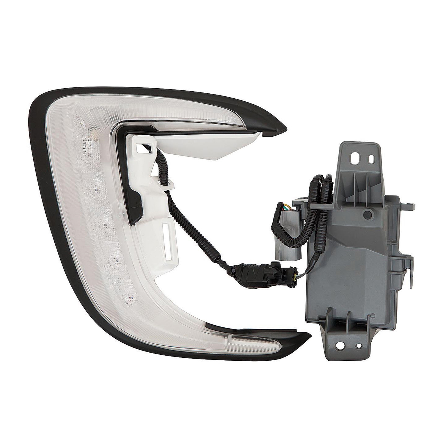 Right Passenger Side Daytime Running Light For 16-17 Mitsubishi Lancer; CAPA Certified