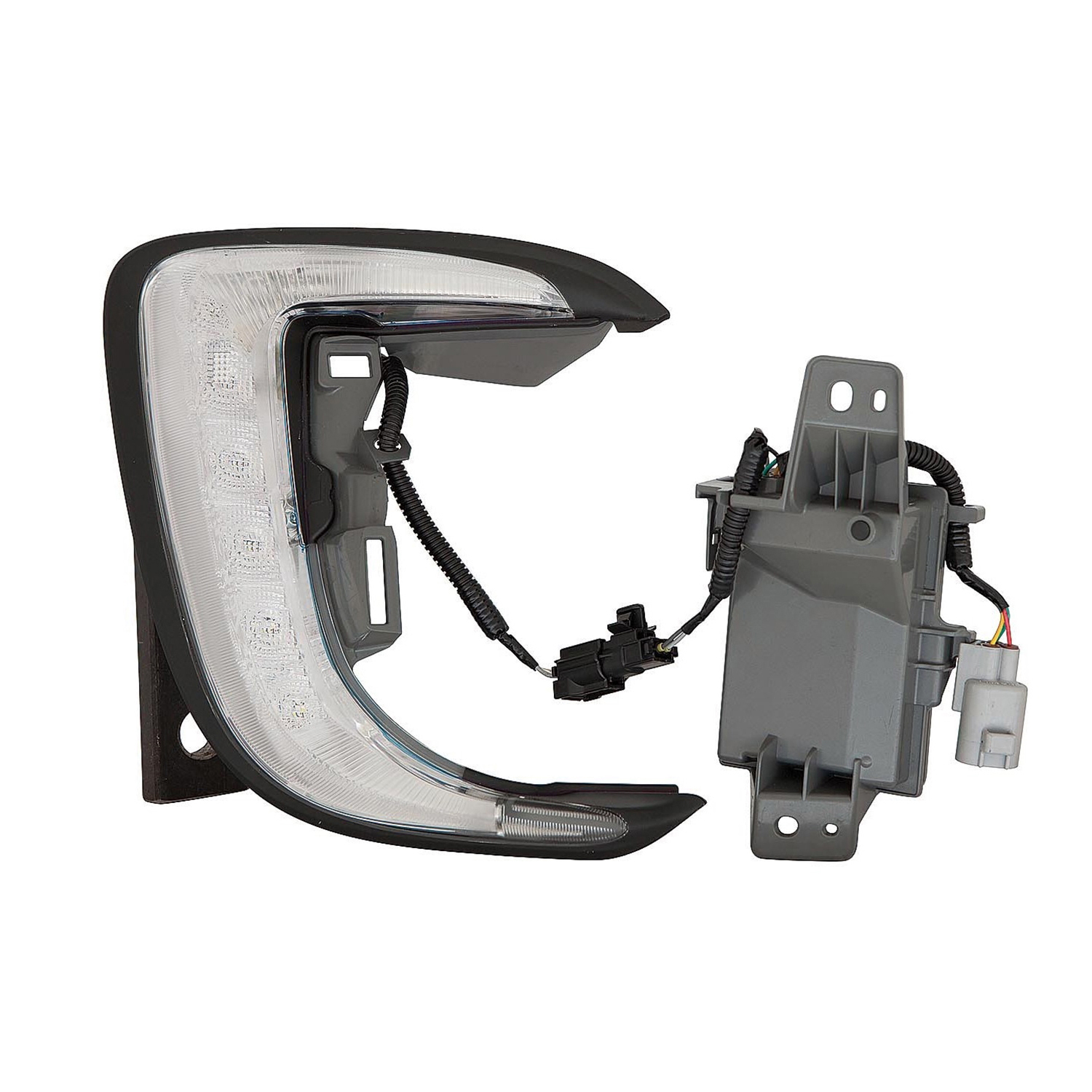 Right Passenger Side Daytime Running Light For 16 Mitsubishi Lancer; CAPA Certified