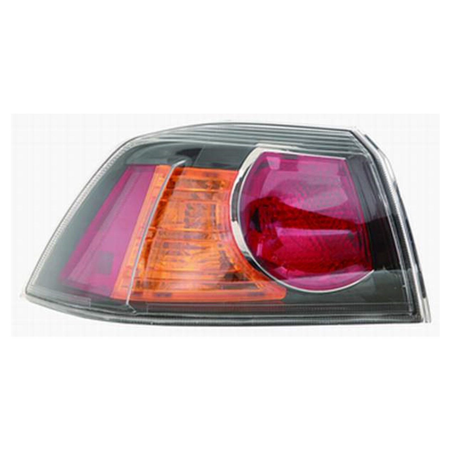 Left Driver Side Tail Light For 09-17 Mitsubishi Lancer; CAPA Certified