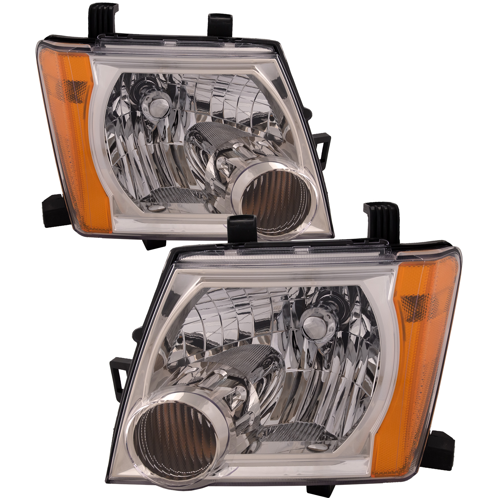 Headlight Set For 05-15 Nissan Xterra; CAPA Certified