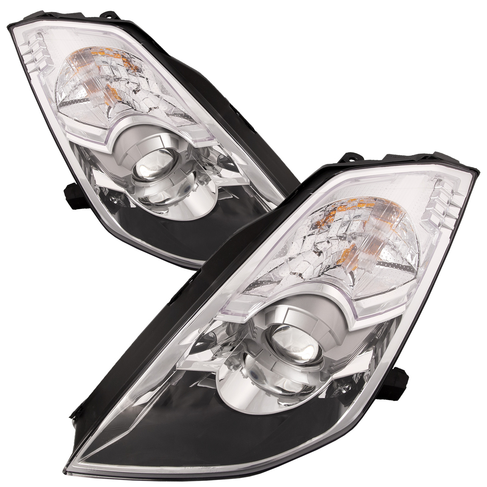 Headlight Set For 06-09 Nissan 350Z