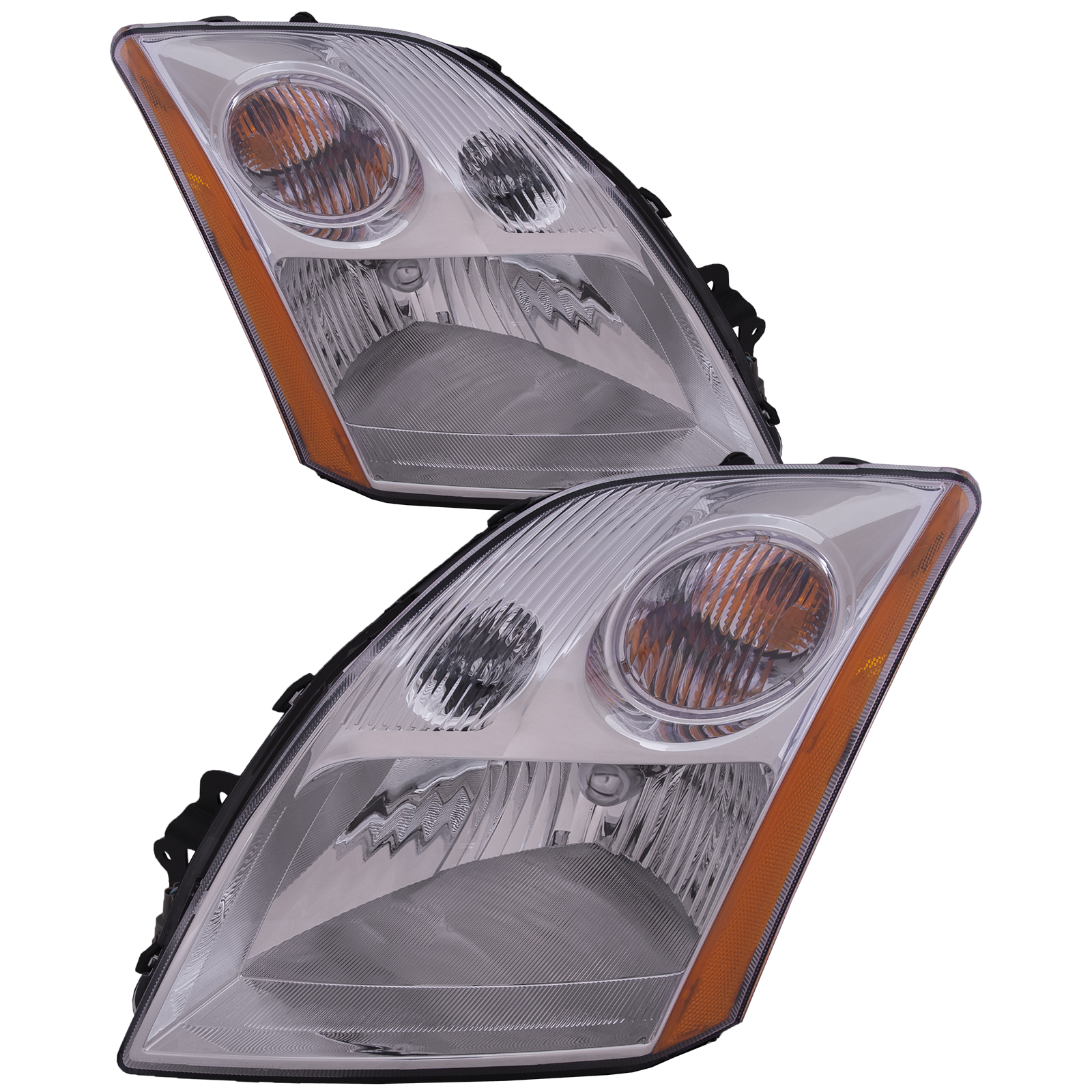 Headlight Set For 07-09 Nissan Sentra; CAPA Certified