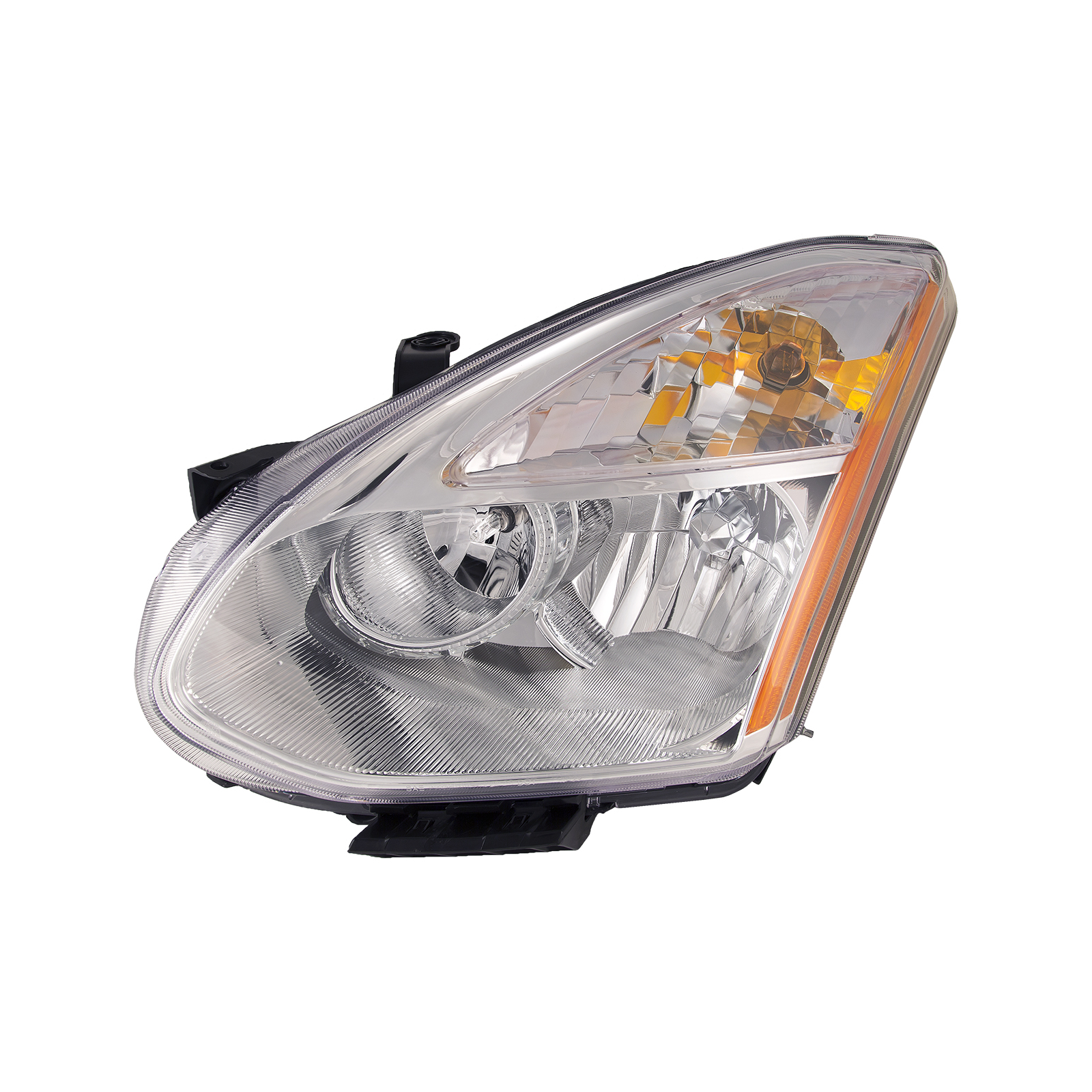 Left Driver Side Headlight For 08 Nissan Rogue; CAPA Certified