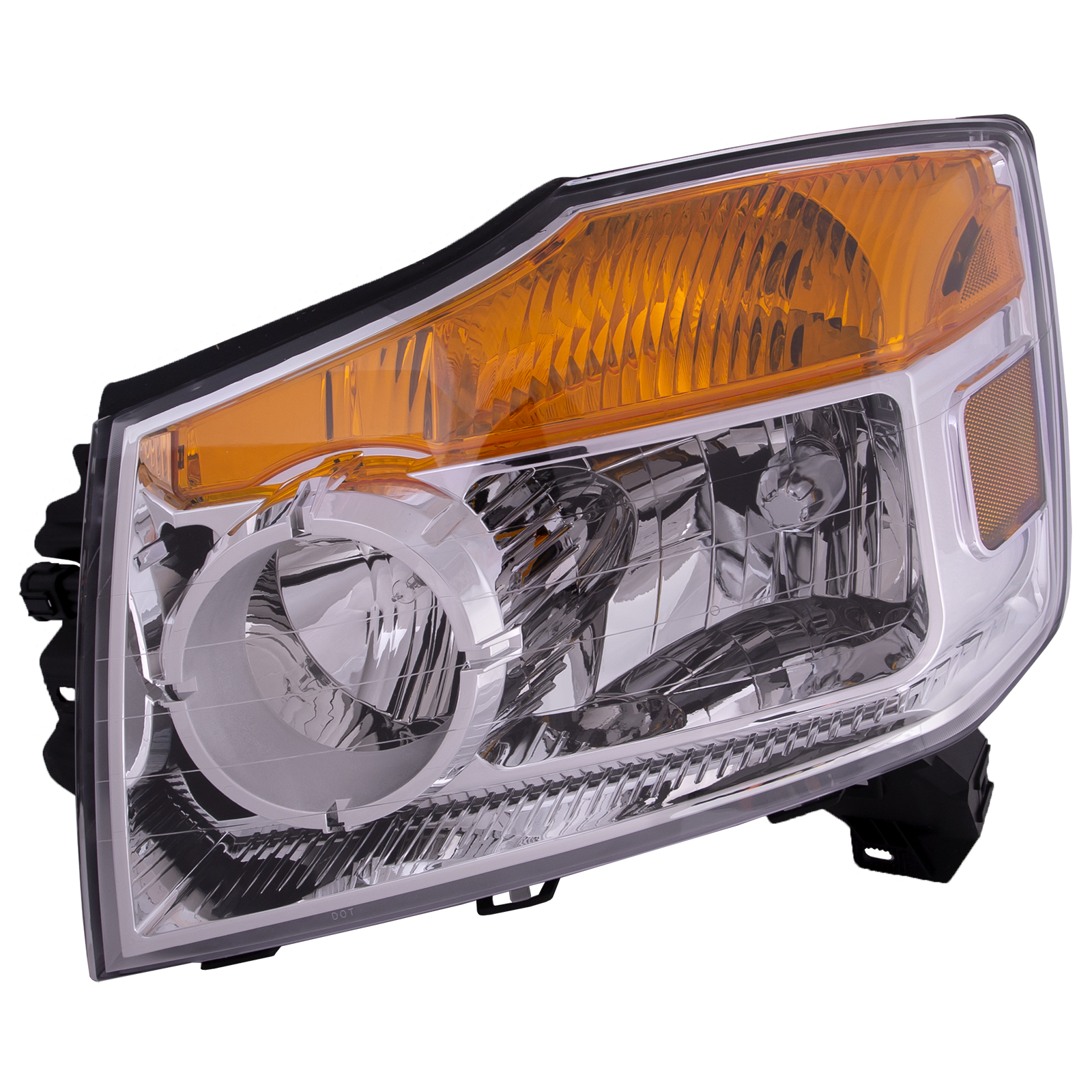 Left Driver Side Headlight For 08-15 Nissan Armada; CAPA Certified