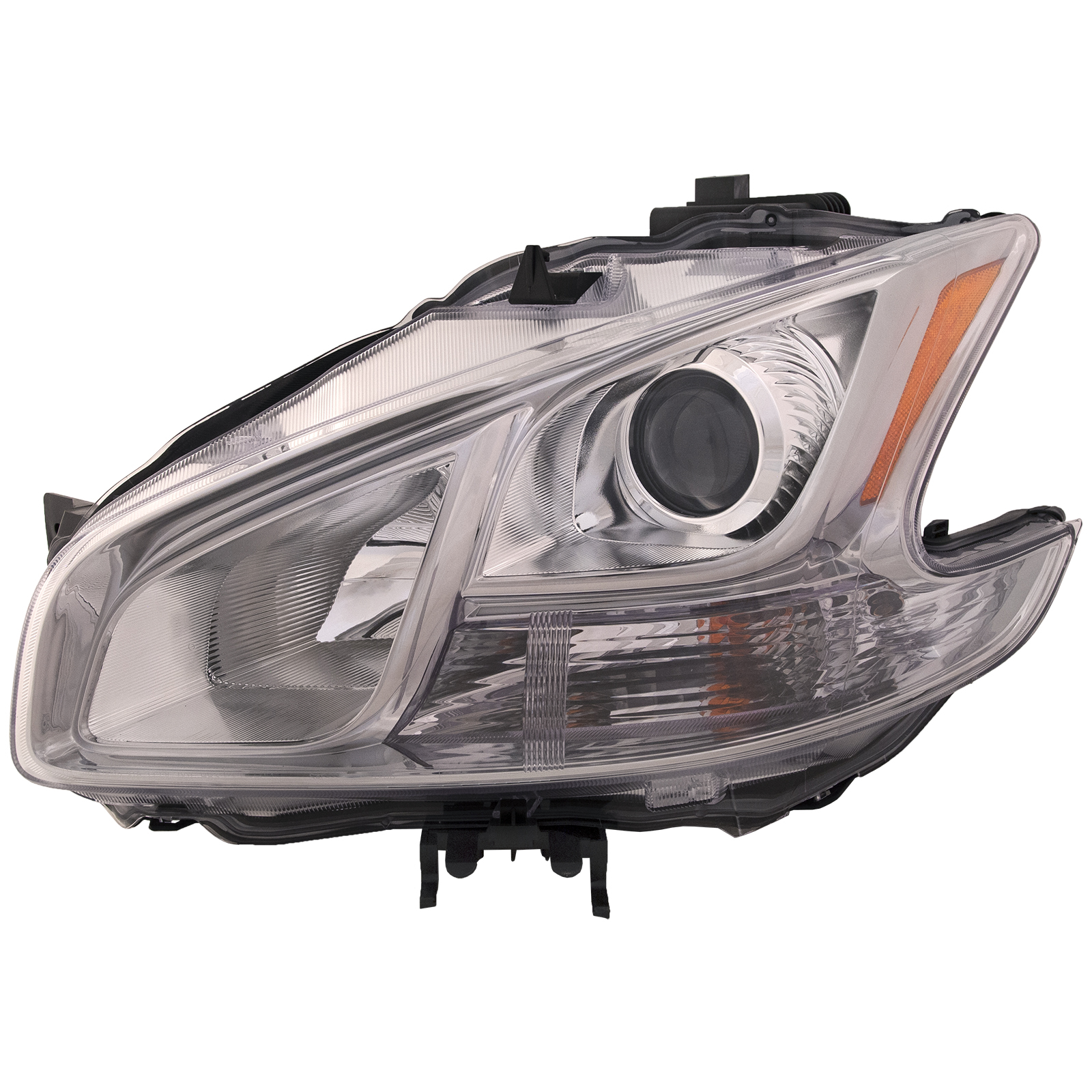 Left Driver Side Headlight For 09-14 Nissan Maxima; CAPA Certified