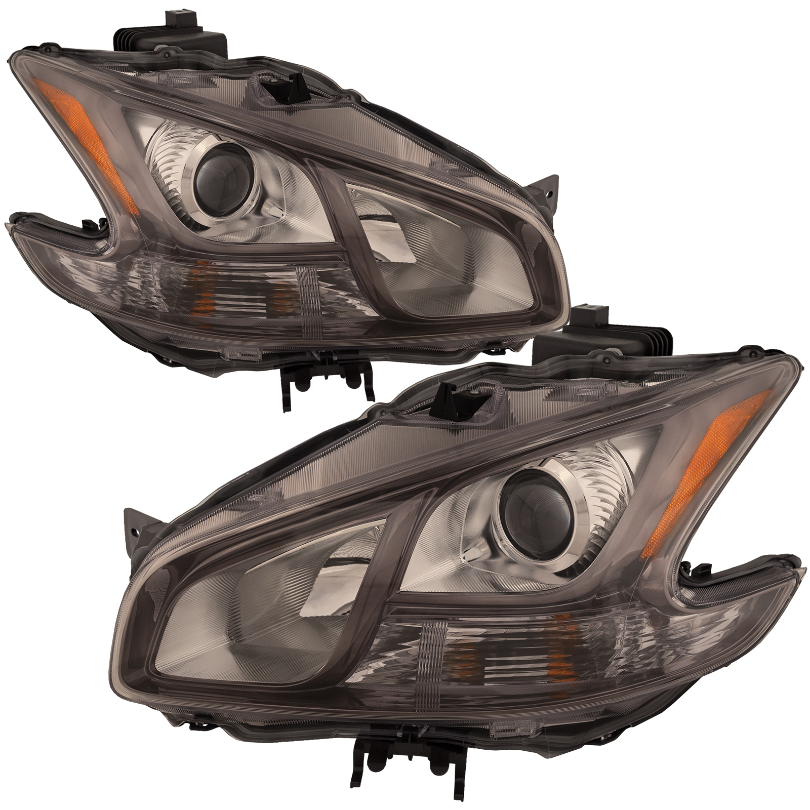 Headlight Set For 11-14 Nissan Maxima; CAPA Certified
