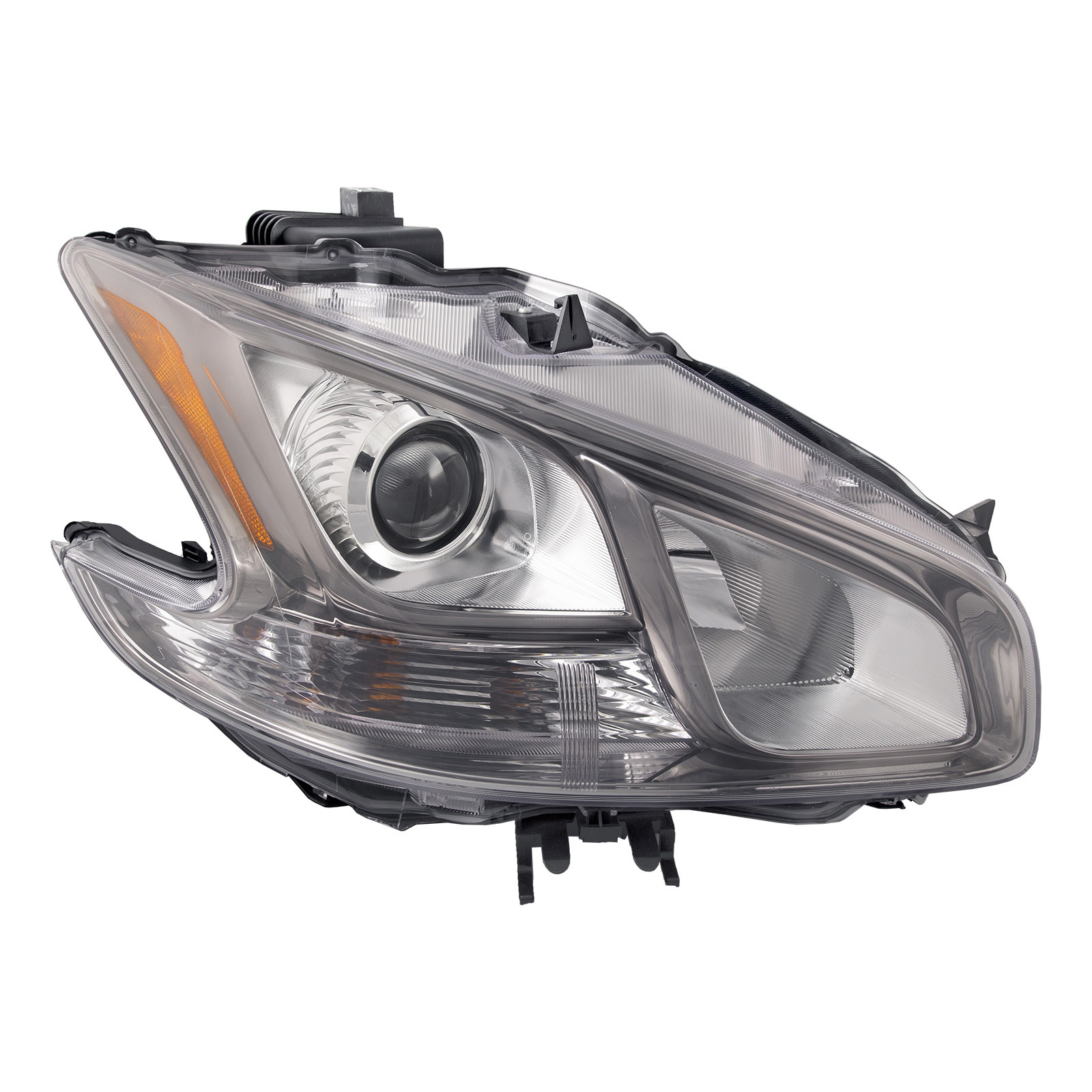 Right Passenger Side Headlight For 11-14 Nissan Maxima; CAPA Certified