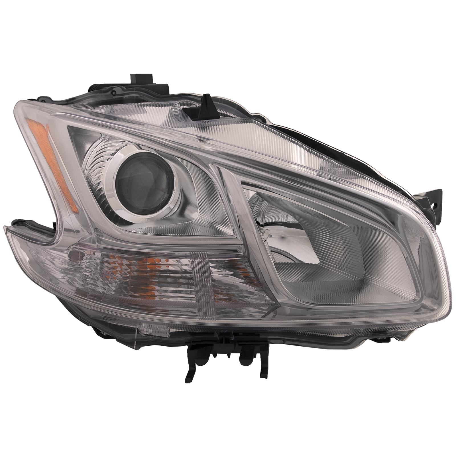 Right Passenger Side Headlight For 09-14 Nissan Maxima; CAPA Certified
