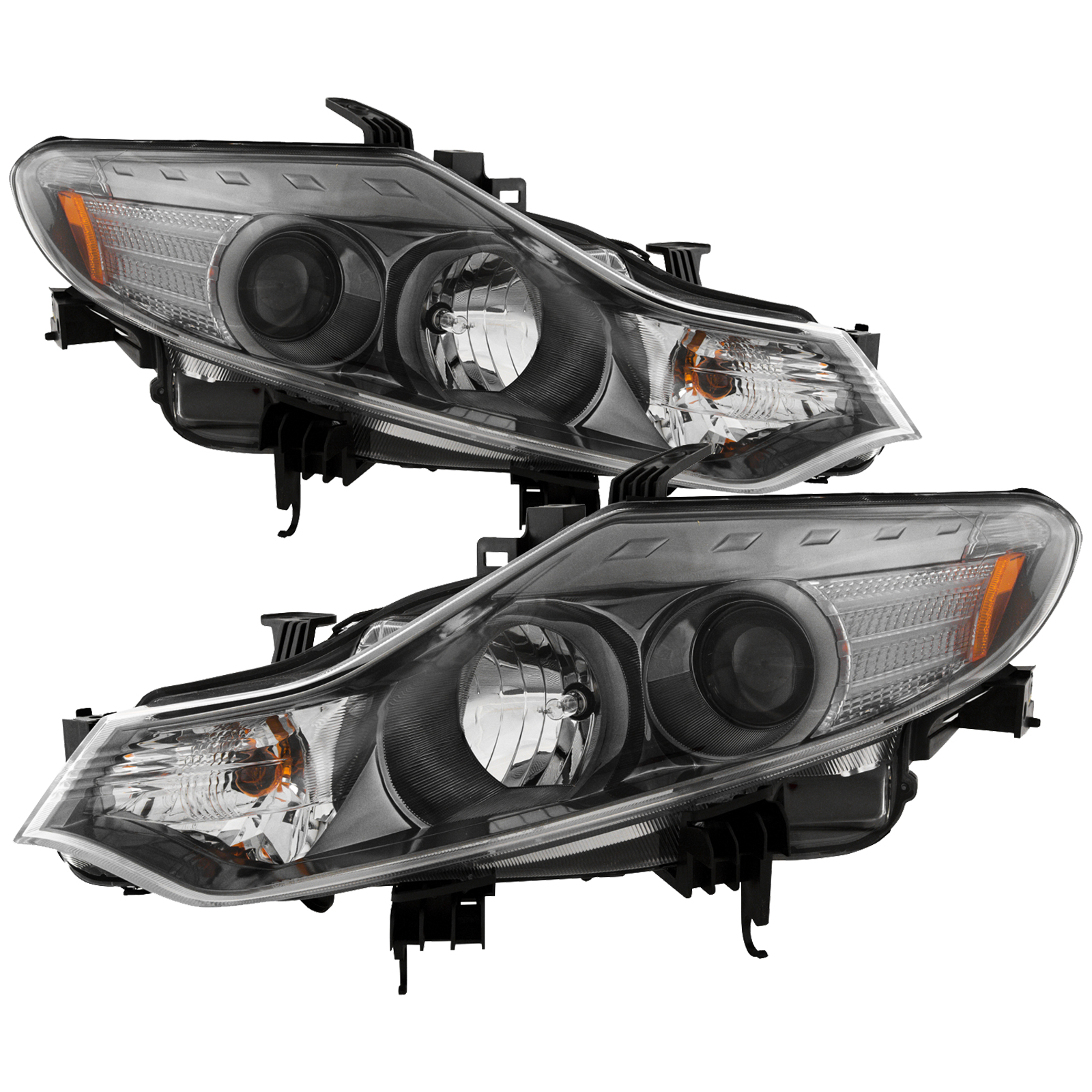 Headlight Set For 09-14 Nissan Murano; CAPA Certified